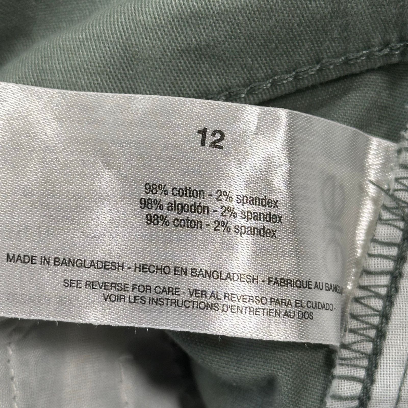 Gloria Vanderbilt Gloria Vanderbilt Mid Rise Stretch Twill 5" Shorts Size 12 Size 34" / US 12 / IT 48 - 6 Thumbnail