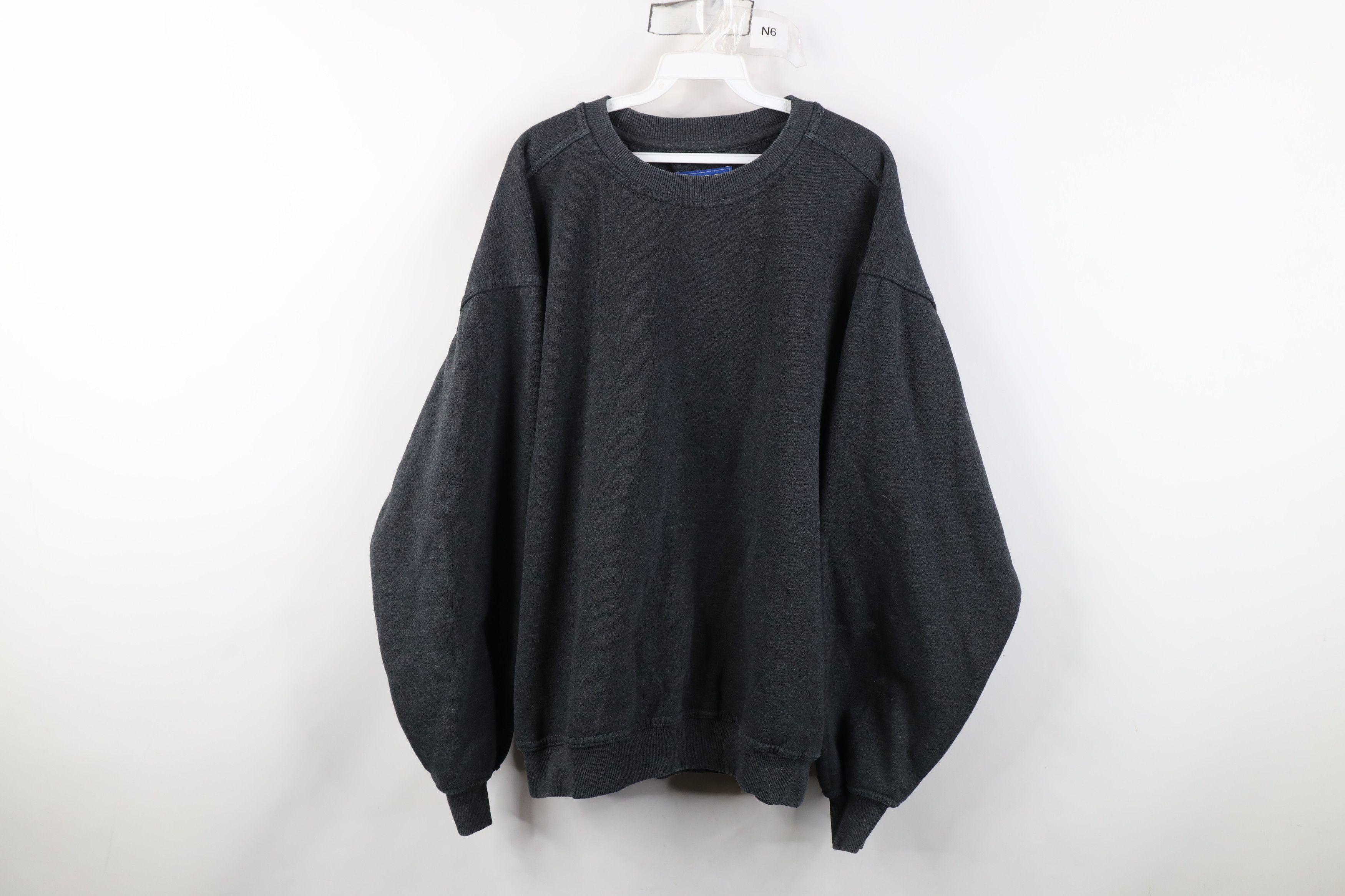 Russell Athletic Vintage 90s Russell Athletic Heavy Sweatshirt Charcoal Gray Size US XL / EU 56 / 4 - 1 Thumbnail