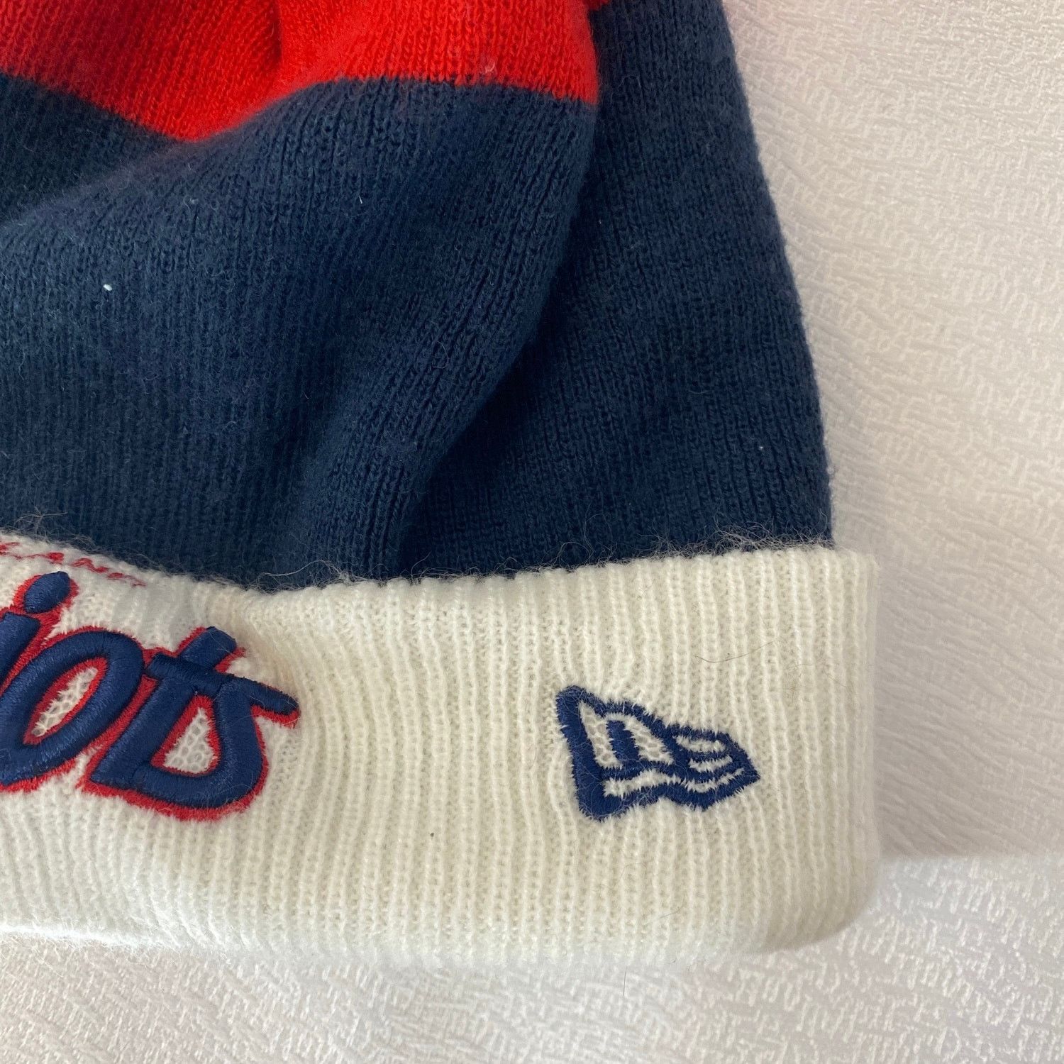 New Era New Era NFL New England Patriots pom pom ski cap One Size Size ONE SIZE - 3 Thumbnail