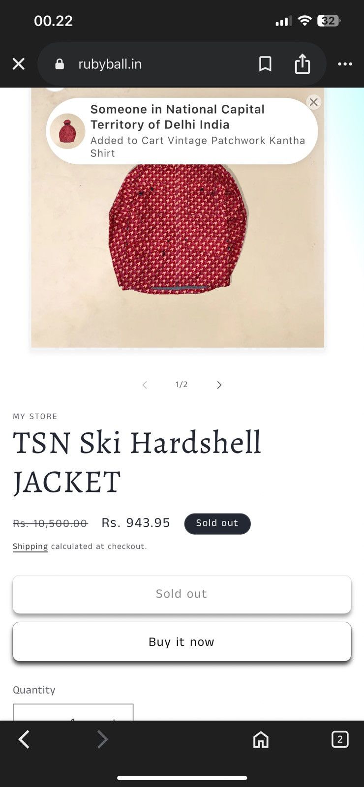 Other TSN Ski Hardshell JACKET Parka Size US XL / EU 56 / 4 - 10 Thumbnail