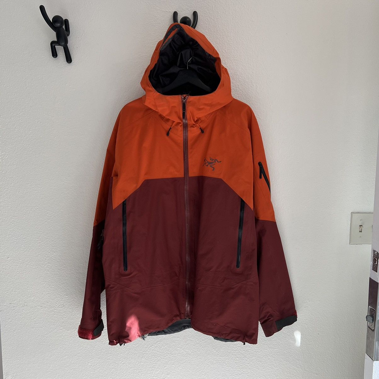 image of Arcteryx Gore-Tex Sabre 2013 Shell Rain Snow Gorp in Orange, Men's (Size XL)