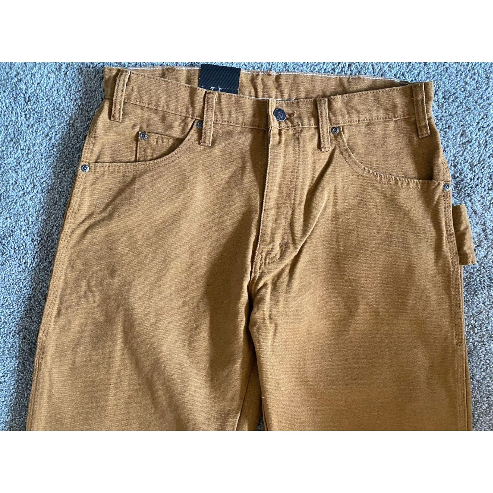 Dickies NWT Dickies Carpenter Jean Relaxed Fit Straight Leg Men’s 32x34 Brown Jeans Size US 32 / EU 48 - 5 Thumbnail