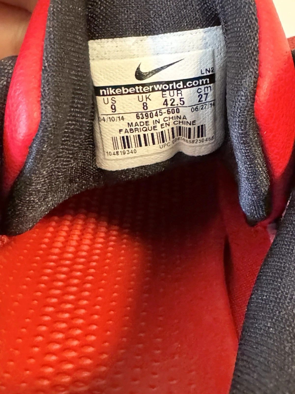 Nike Nike Kobe 9 Low University Red Size US 9 / EU 42 - 8 Thumbnail