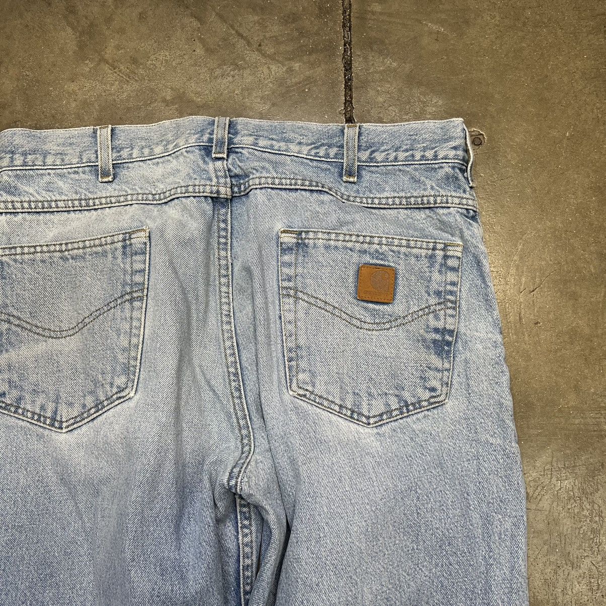 Carhartt × Vintage Vintage Y2K 90s Carhartt Distressed Workwear Carpenter Jeans Size US 36 / EU 52 - 8 Thumbnail