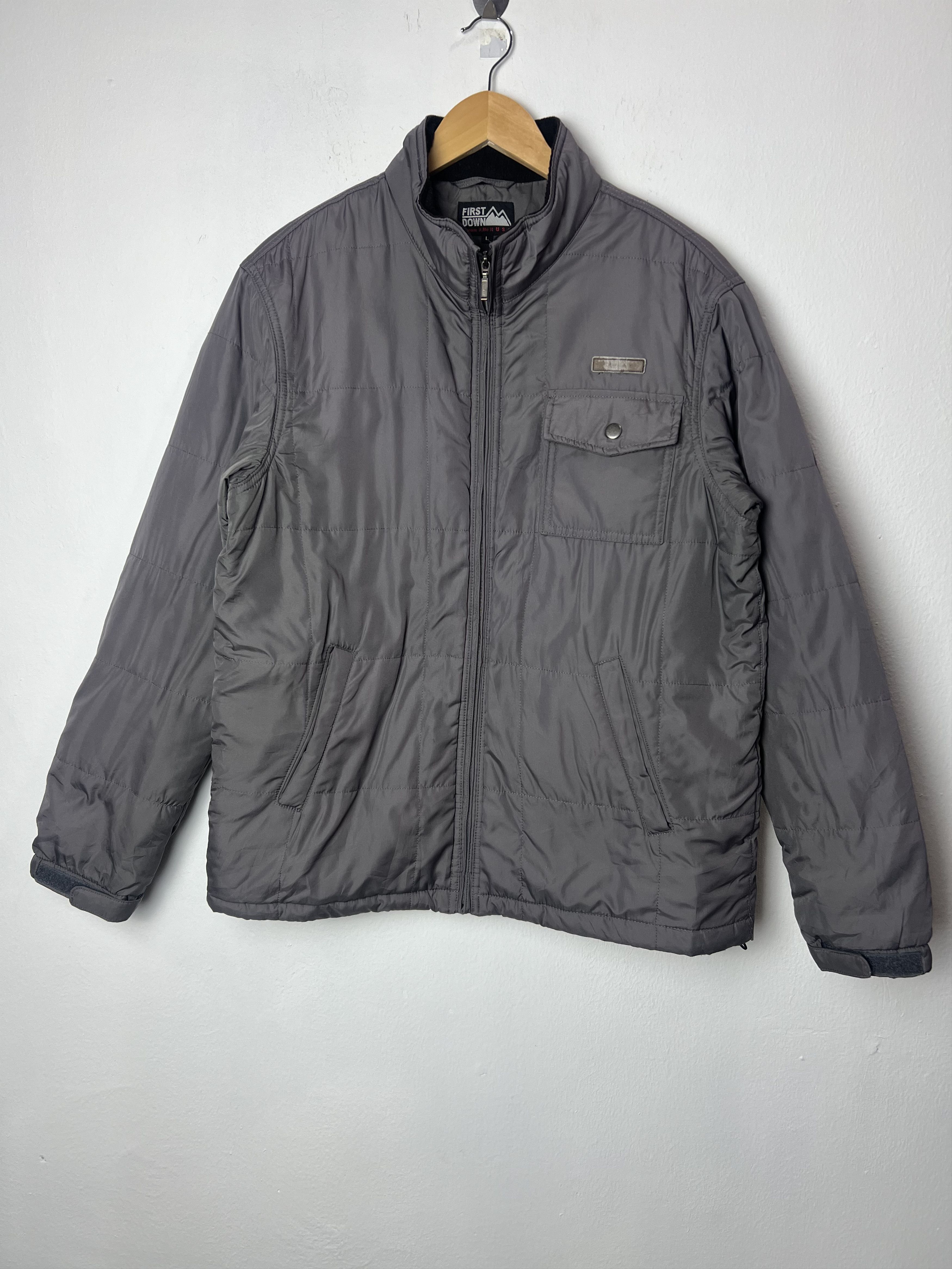 Japanese Brand First Down Full Zip Quilted Puffer Jacket Size US M / EU 48-50 / 2 - 1 Thumbnail
