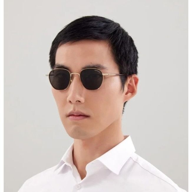 Montblanc NEW MONTBLANC SUNGLASSES MEN BLACK/GRAY MB0160S 001 EYEWEAR Size ONE SIZE - 2 Thumbnail