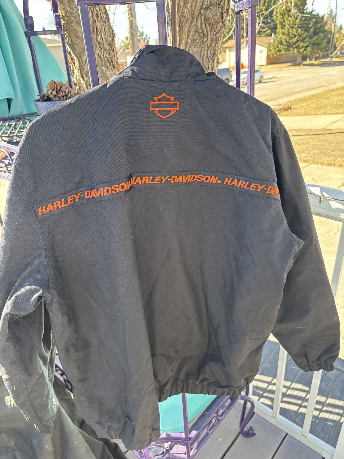 Harley Davidson Harley Davidson Black Raincoat Size US M / EU 48-50 / 2 - 2 Thumbnail