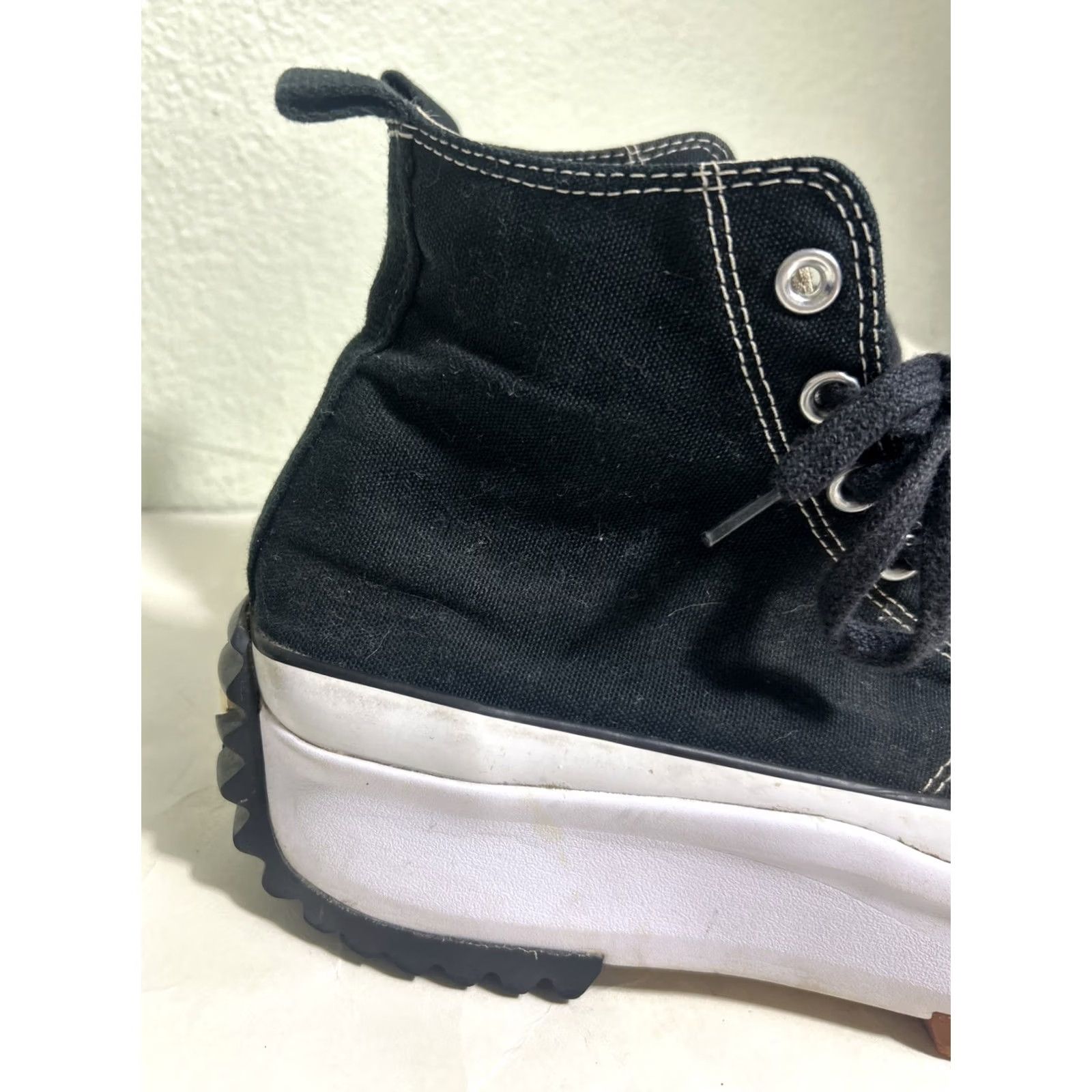 Converse Converse Run Star Platform High Top Shoes unisex M10 W11.5 Black Stars Sneaker Women Mens Size XL / US 12-14 / IT 48-50 - 5 Thumbnail