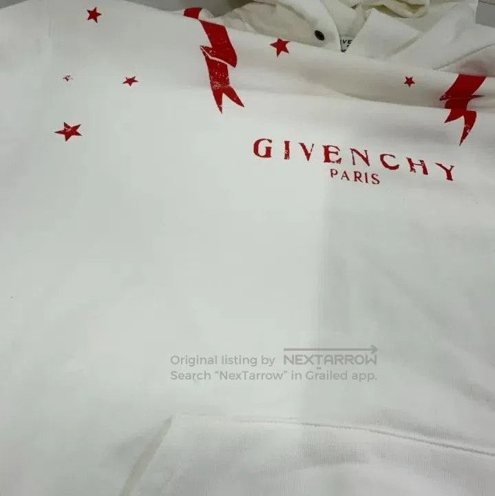 Givenchy Givenchy Letter Print Hooded Long-Sleeve Sweatshirt. Size US XS / EU 42 / 0 - 2 Thumbnail
