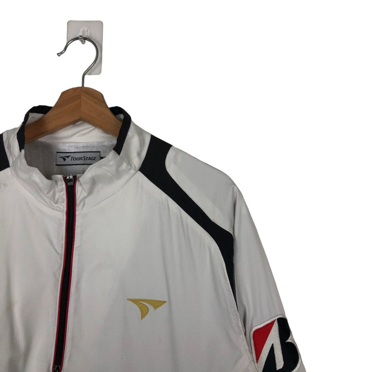 Japanese Brand 🔥90’s VINTGE BOMBER JACKET RACING TOUR STAGE X Size US M / EU 48-50 / 2 - 5 Thumbnail