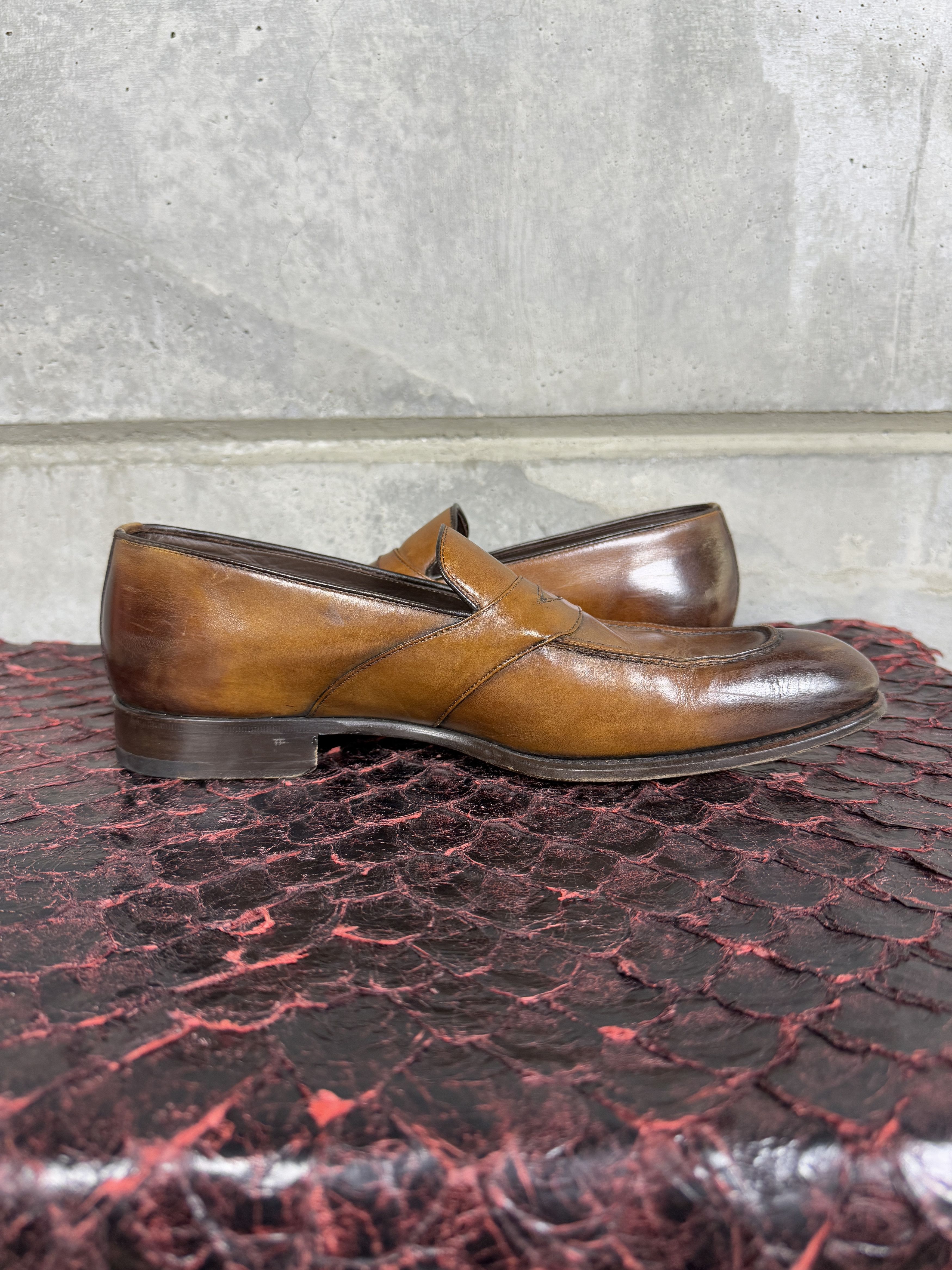 Tom Ford Tom Ford Leather Penny Loafers Size US 12 / EU 45 - 5 Thumbnail
