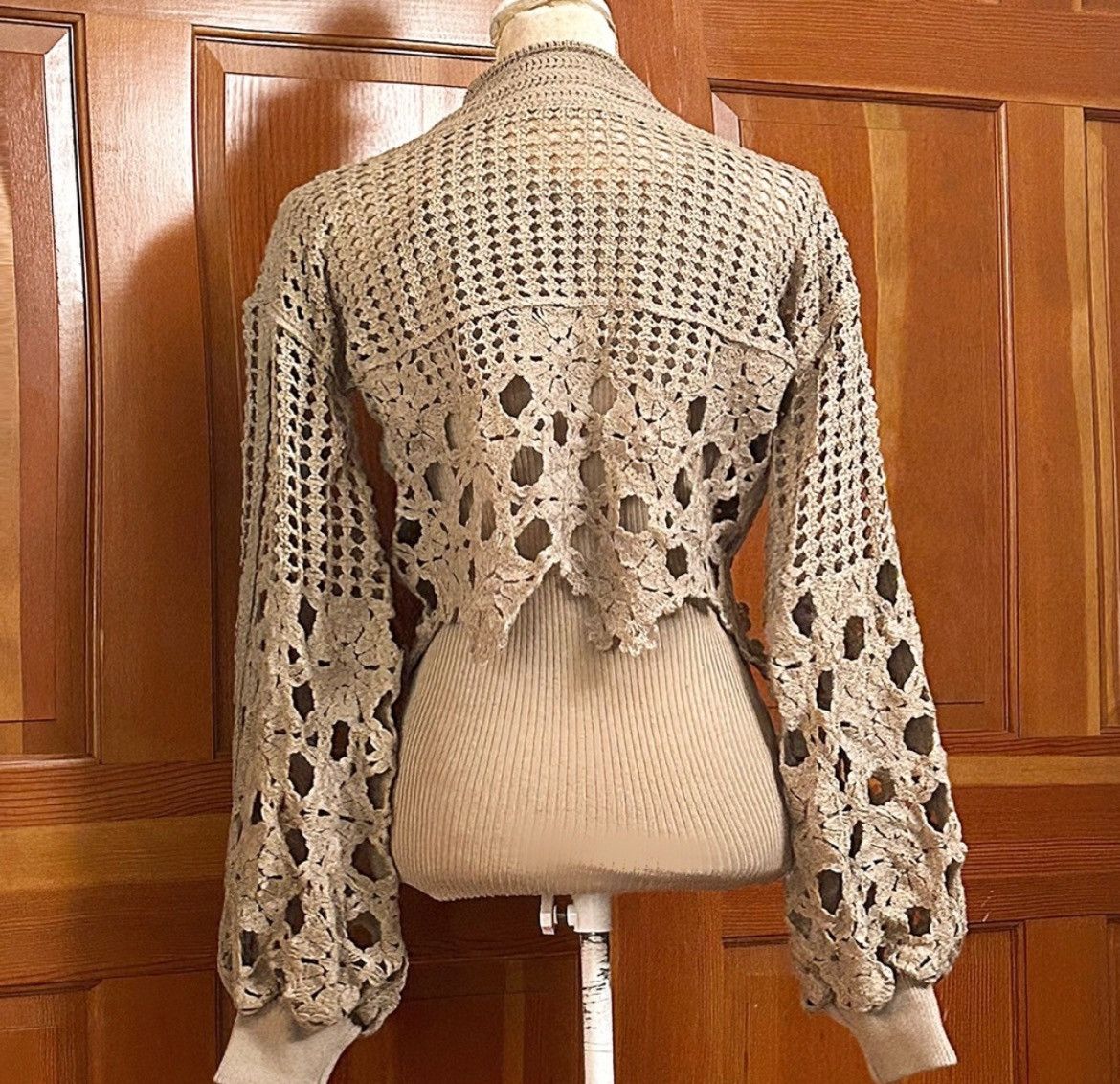 Designer × Other NWT, Lavishly Paris V Neck Loose Patchwork Pullover. Size M / US 6-8 / IT 42-44 - 10 Thumbnail