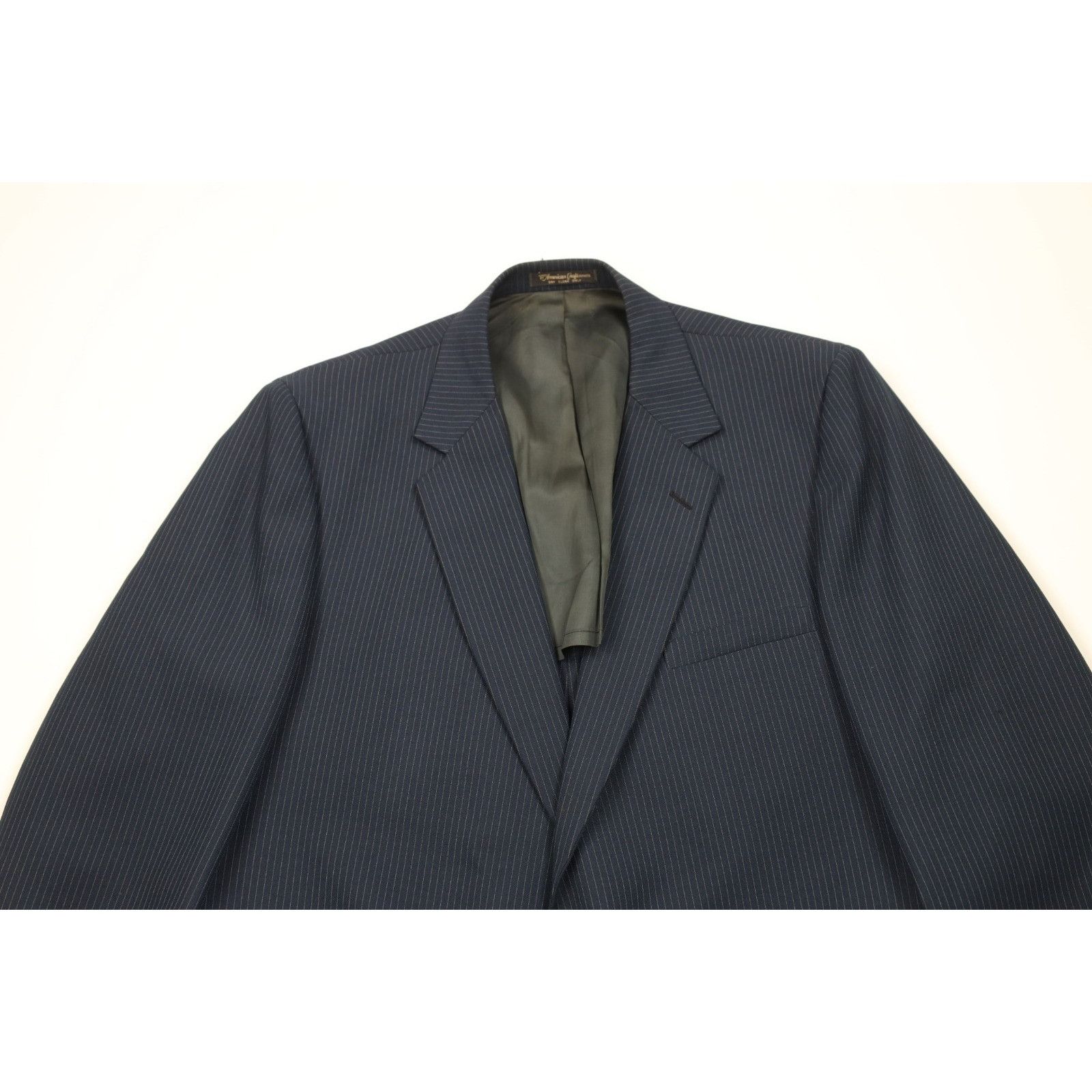 Vintage Vintage 70s Distressed Pinstriped 3 Piece Wedding Suit Size 48L - 3 Thumbnail