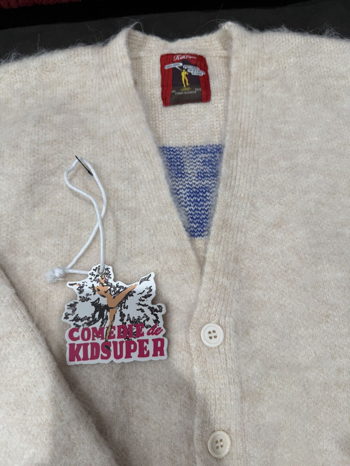 KidSuper Kid super comedy cardigan Size US L / EU 52-54 / 3 - 2 Thumbnail