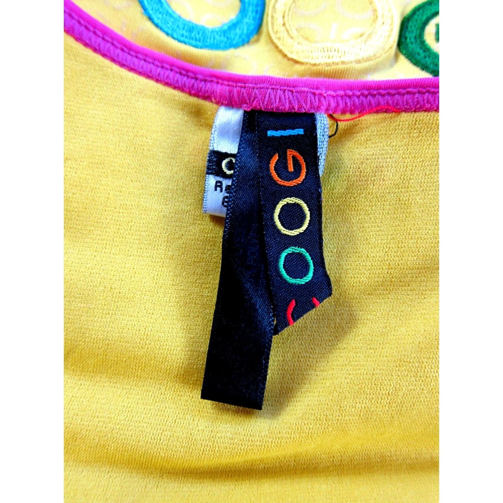 Coogi COOGI Australia One Piece Swimsuit Women S Yellow Padded Bra Geometric Built-In Bra Small Size ONE SIZE - 4 Thumbnail