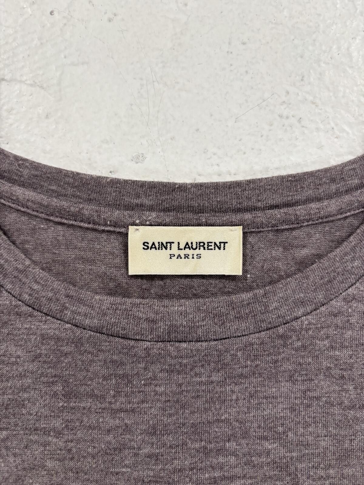Saint Laurent Paris Saint Laurent Paris Logo T-Shirt Size US S / EU 44-46 / 1 - 4 Thumbnail