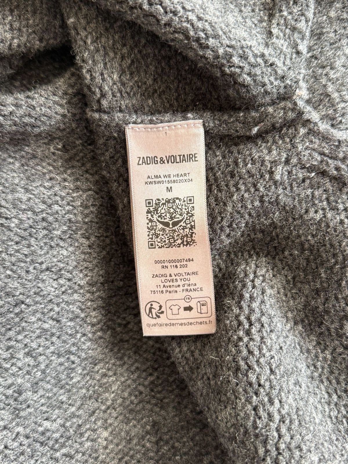 Zadig & Voltaire Merino wool alma jumper Zadig & Voltaire M Size M / US 6-8 / IT 42-44 - 11 Thumbnail