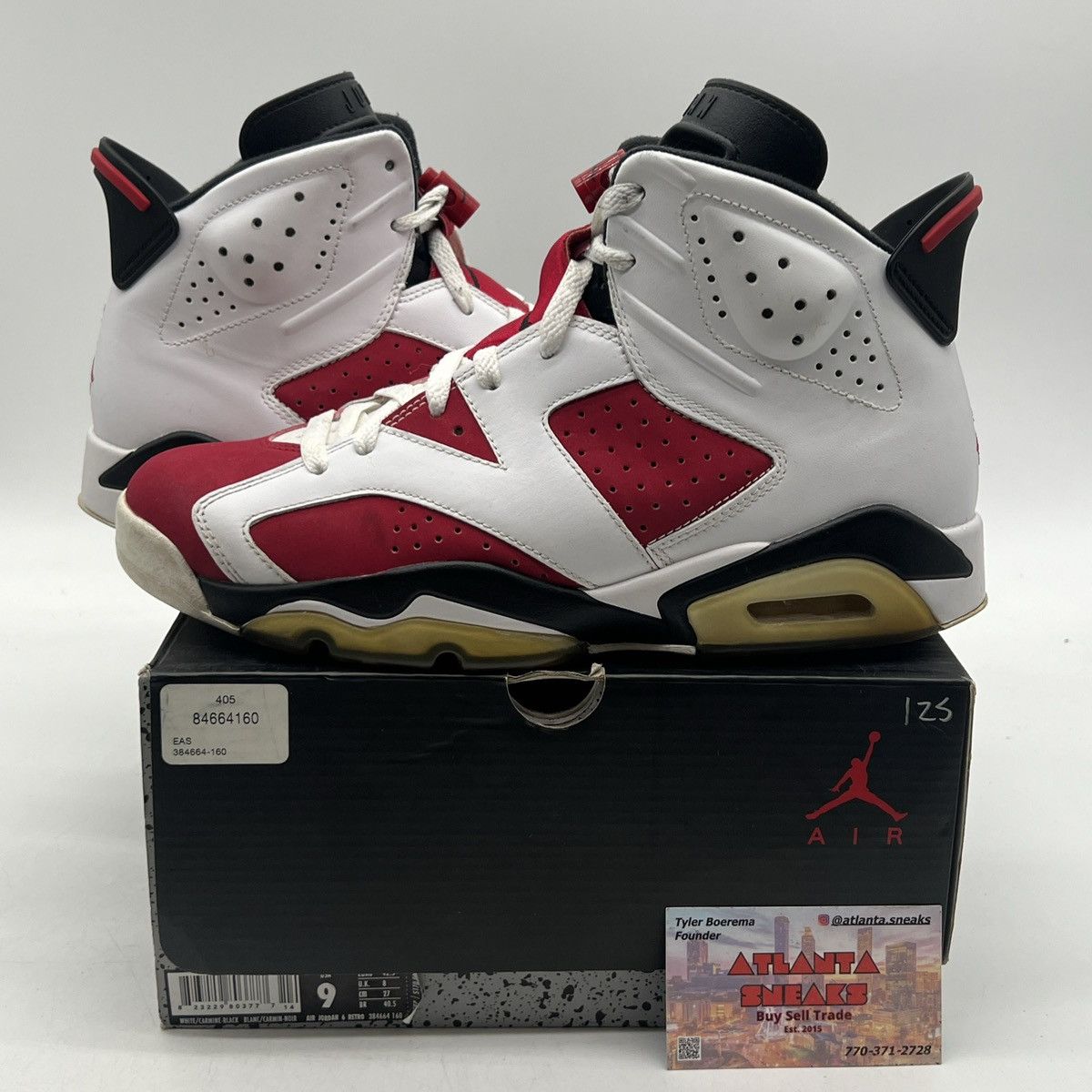 Jordan Brand Air Jordan 6 Carmine Size US 9 / EU 42 - 1 Thumbnail