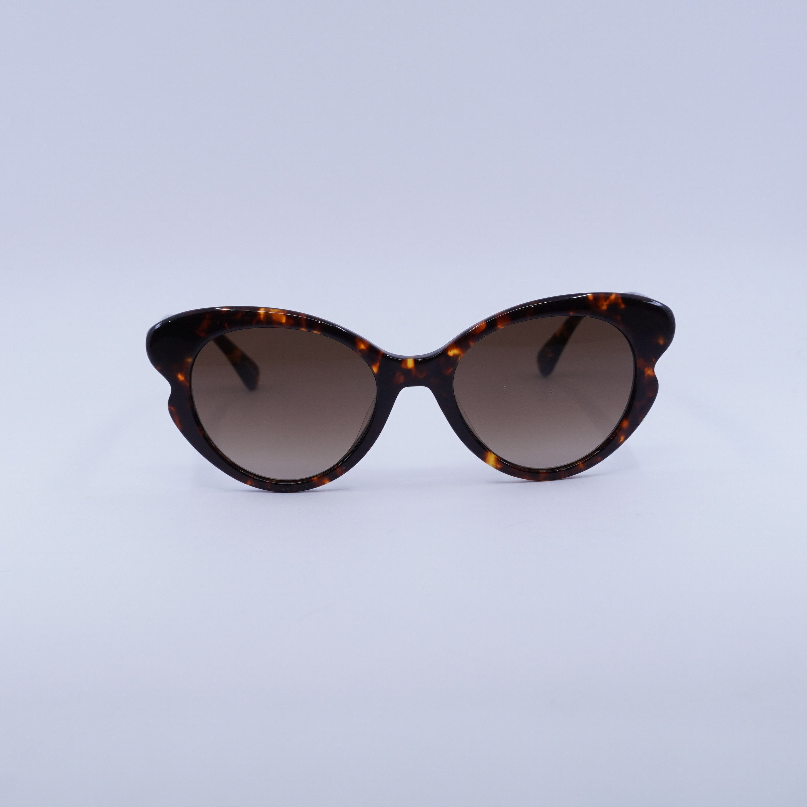 Kate Spade Kate Spade ELINA/G/S 0086 HA Sunglasses Havana Cat Eye Frame Size ONE SIZE - 2 Thumbnail