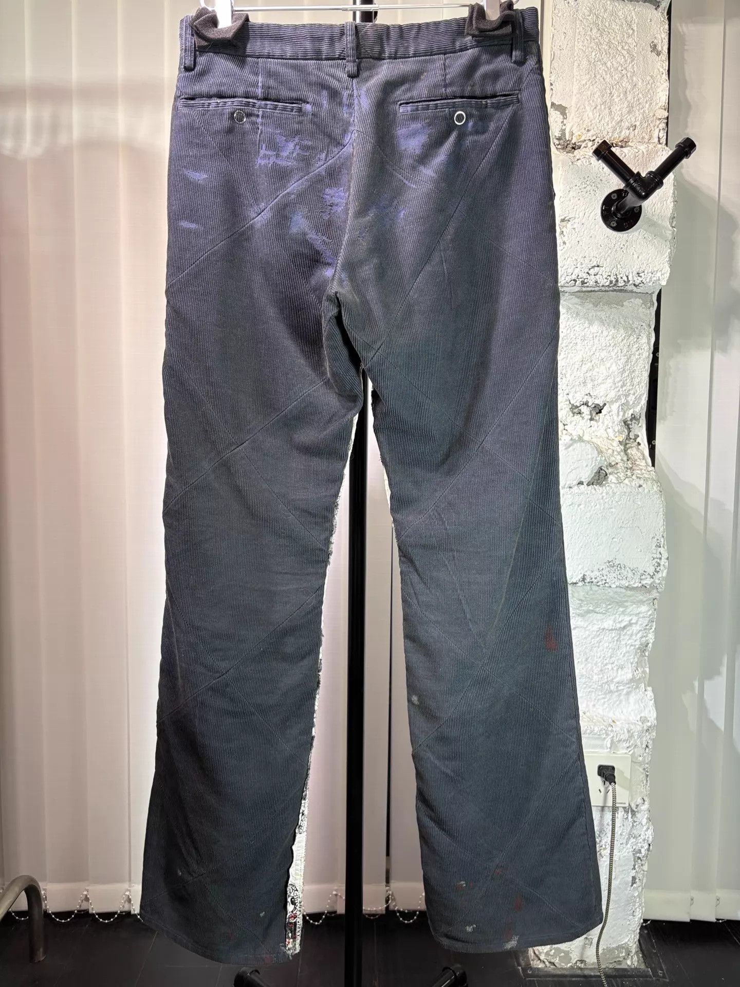 Undercover UNDERCOVER Flared Pants Patchwork Distressed Ink Size US 32 / EU 48 - 2 Thumbnail