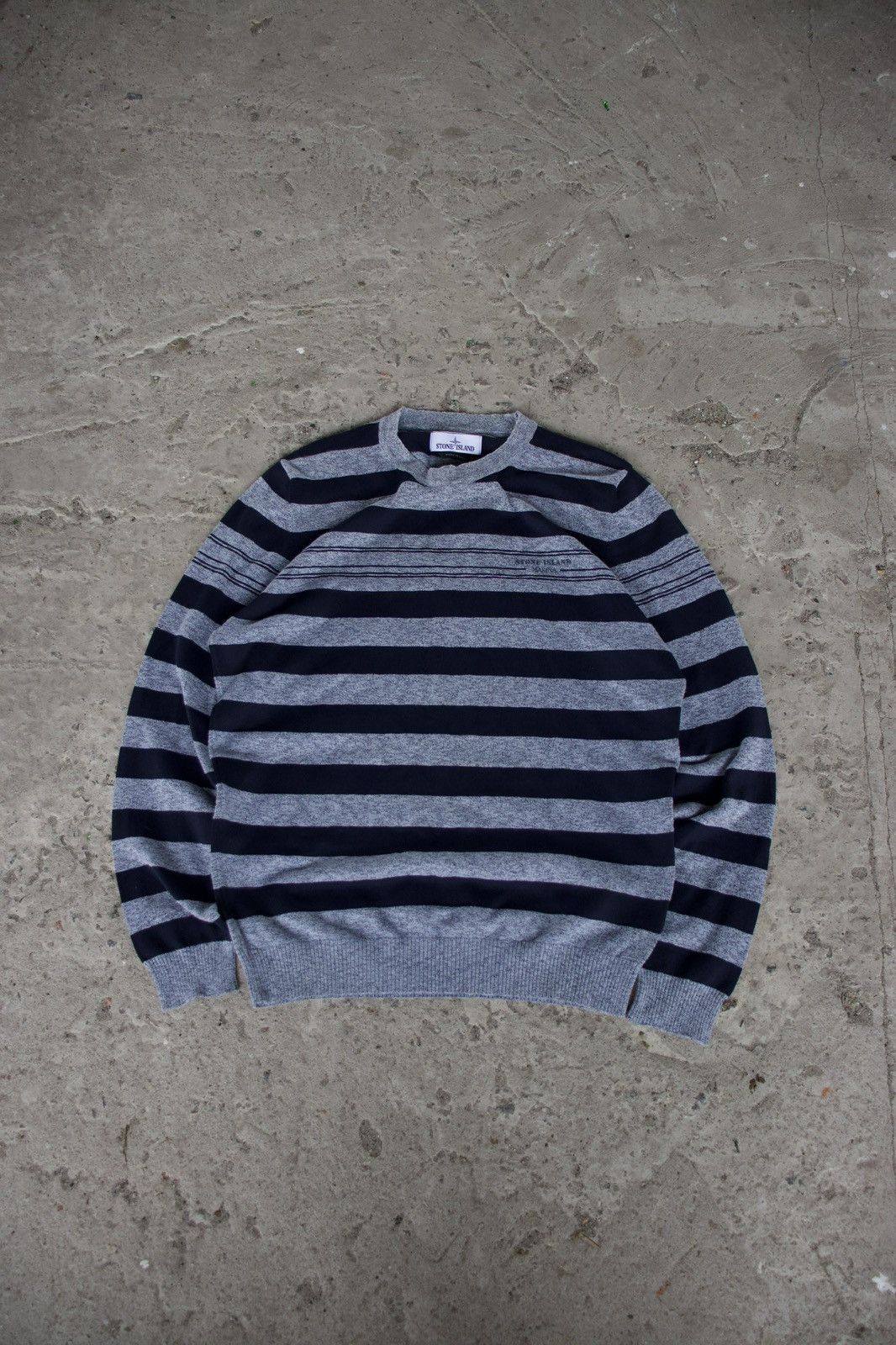 Stone Island Stone Island Striped Wool Knit Sweater Size US M / EU 48-50 / 2 - 1 Thumbnail