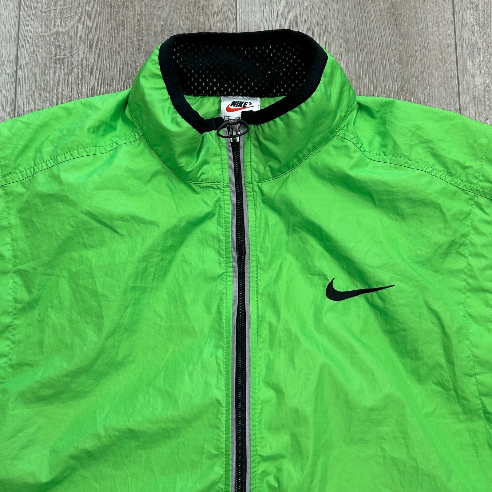 Nike Vintage 90s Nike White Tag Green Running Vest Size Large L Size US L / EU 52-54 / 3 - 2 Thumbnail