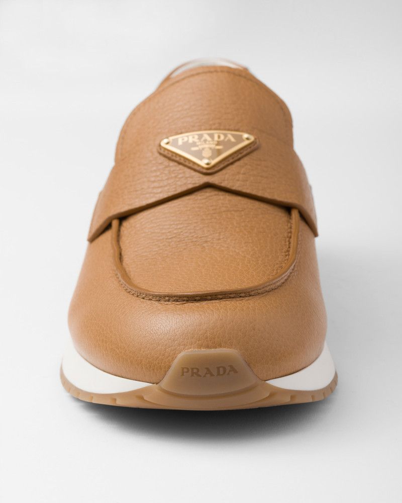 Prada o1la1rc1a0226 Leather Loafers in Brown Size US 11 / EU 44 - 6 Thumbnail