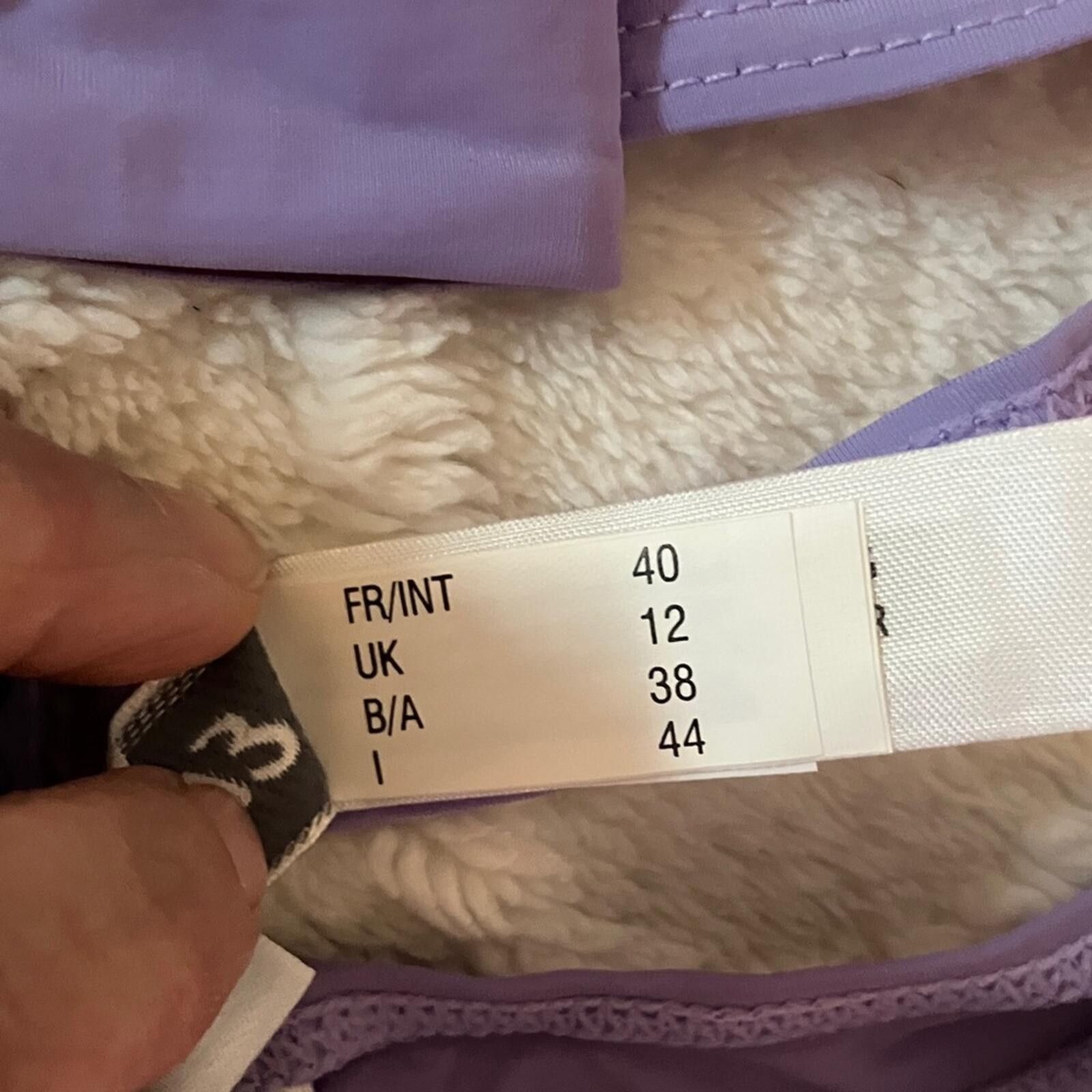 Other NWOT Etam Lavender Bow Bikini Set Size ONE SIZE - 5 Thumbnail