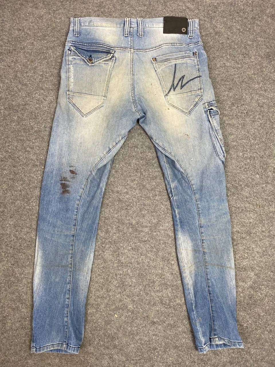 Japanese Brand japanese brand cargo distressed denim Size US 35 - 1 Thumbnail
