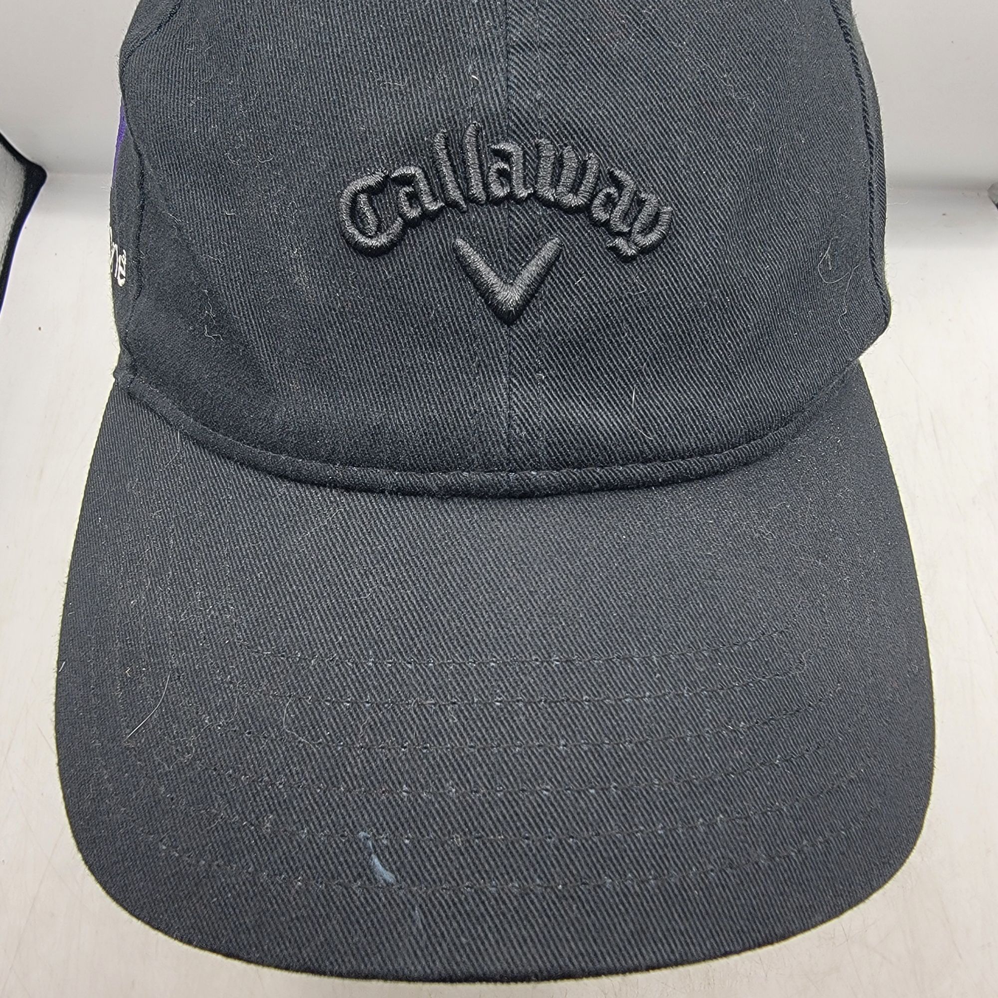 Callaway Callaway Heritage Twill Adults Black Baseball Hat Cao Casual Size ONE SIZE - 10 Thumbnail