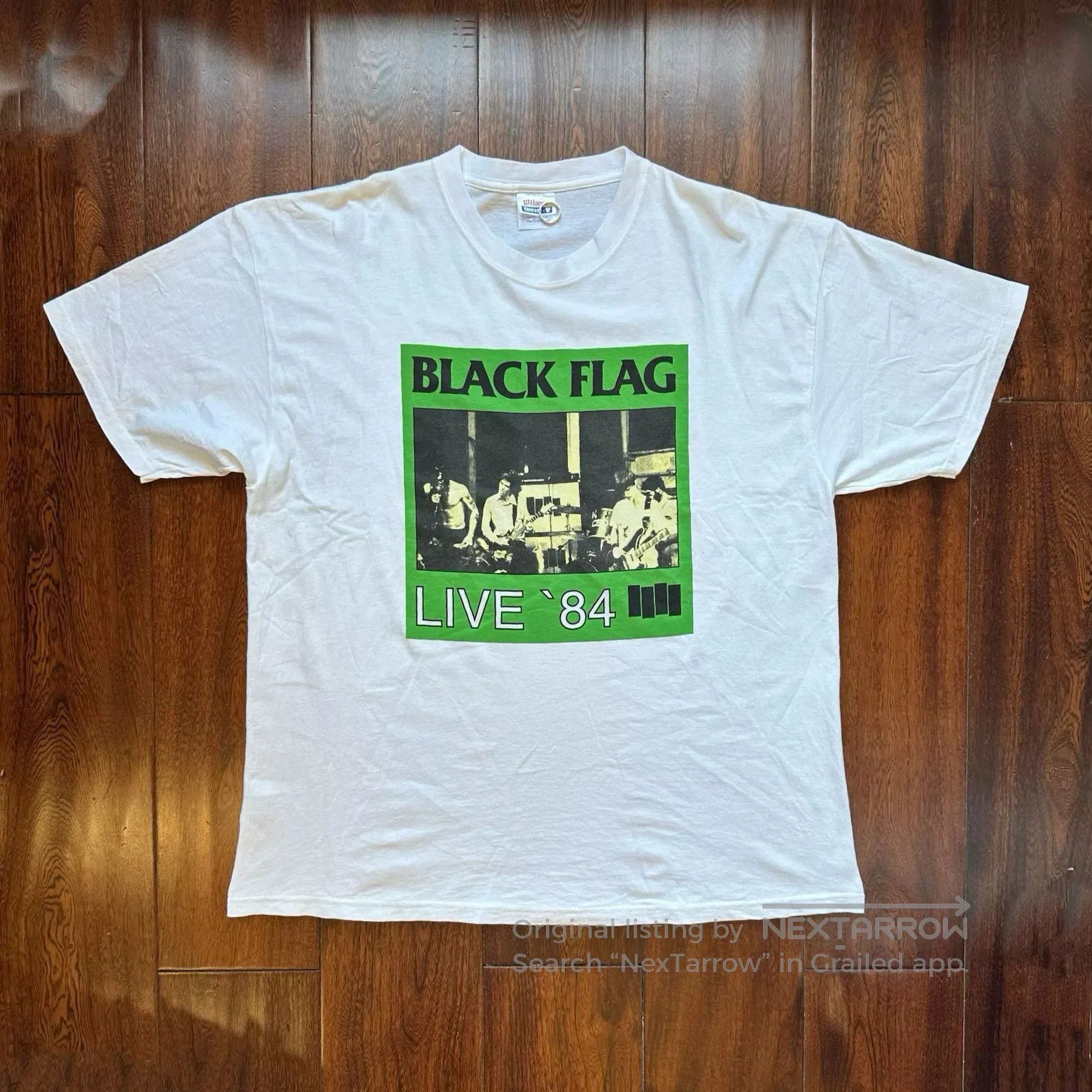 Vintage Black Flag 00s Vintage Tee. Size US L / EU 52-54 / 3 - 1 Thumbnail