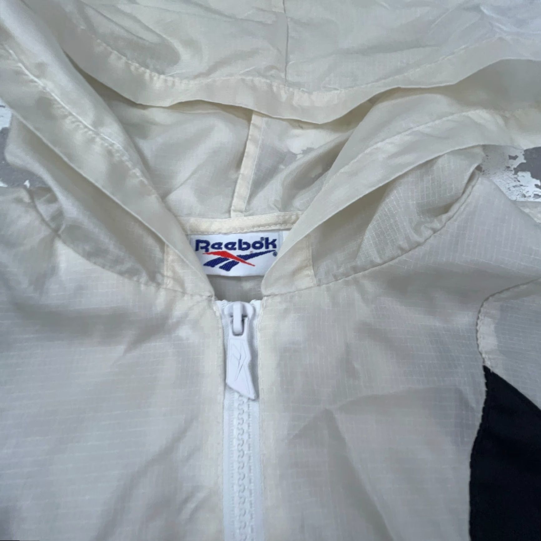 Reebok VINTAGE Reebok Jacket Men M Black Windbreaker Track Anorak 90s Logo Zipper Pockets Full Zip Size US M / EU 48-50 / 2 - 7 Thumbnail