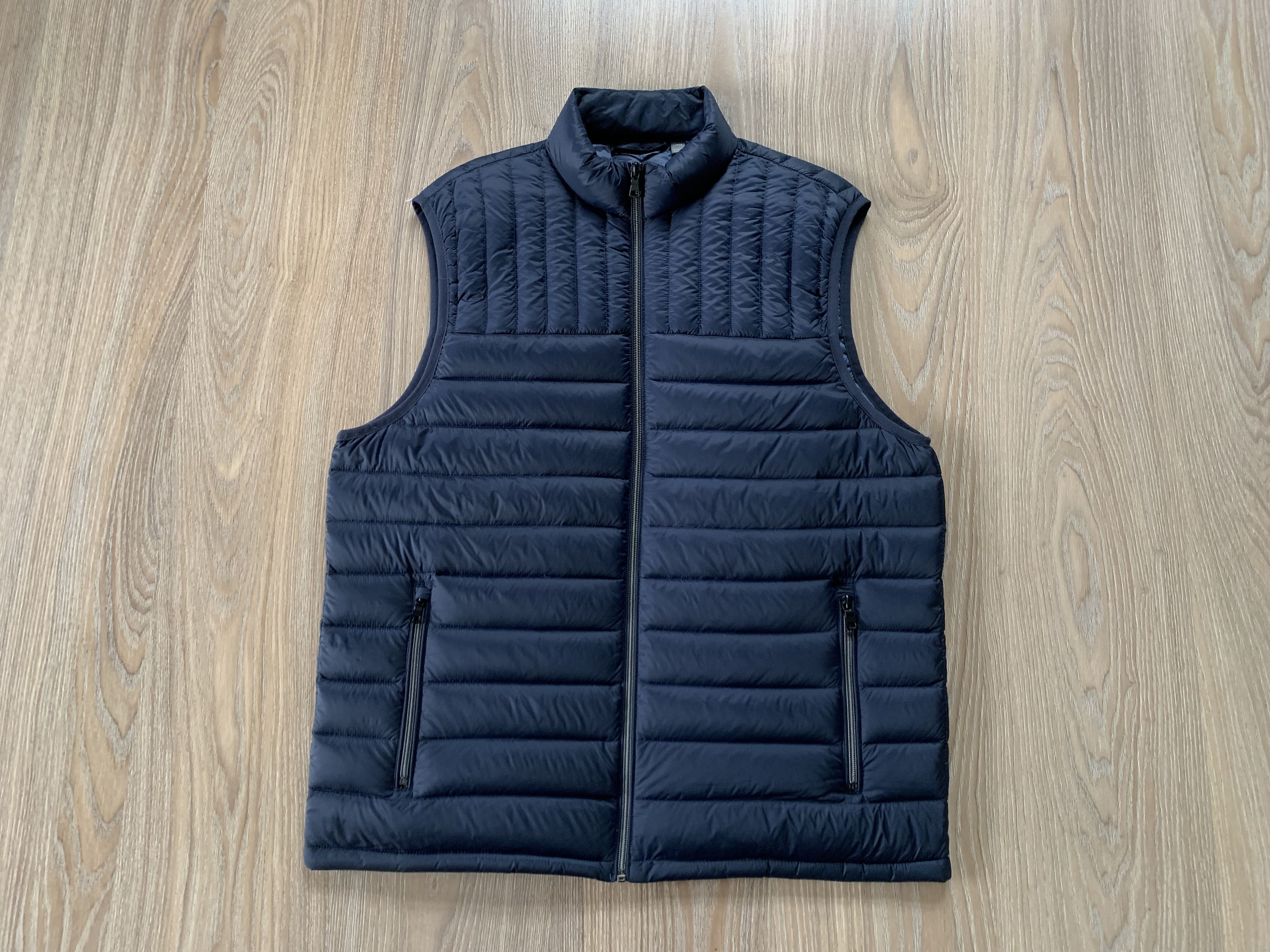 Marks & Spencer Marks & Spencer Mens Basic Blue Down Vest Size US L / EU 52-54 / 3 - 2 Thumbnail