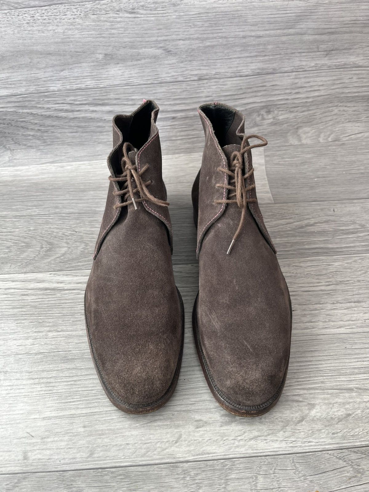 Crockett & Jones Crockett and jones chukka brown suede boots sz uk 7.5D Size US 8.5 / EU 41-42 - 3 Thumbnail