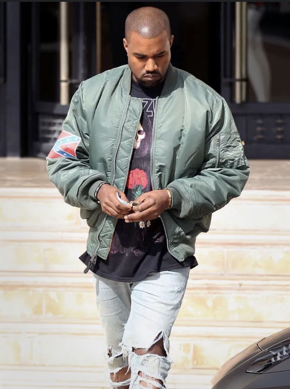 Alpha Industries Vintage Alpha Industries Bomber MA-1 Jacket Size US M / EU 48-50 / 2 - 1 Thumbnail