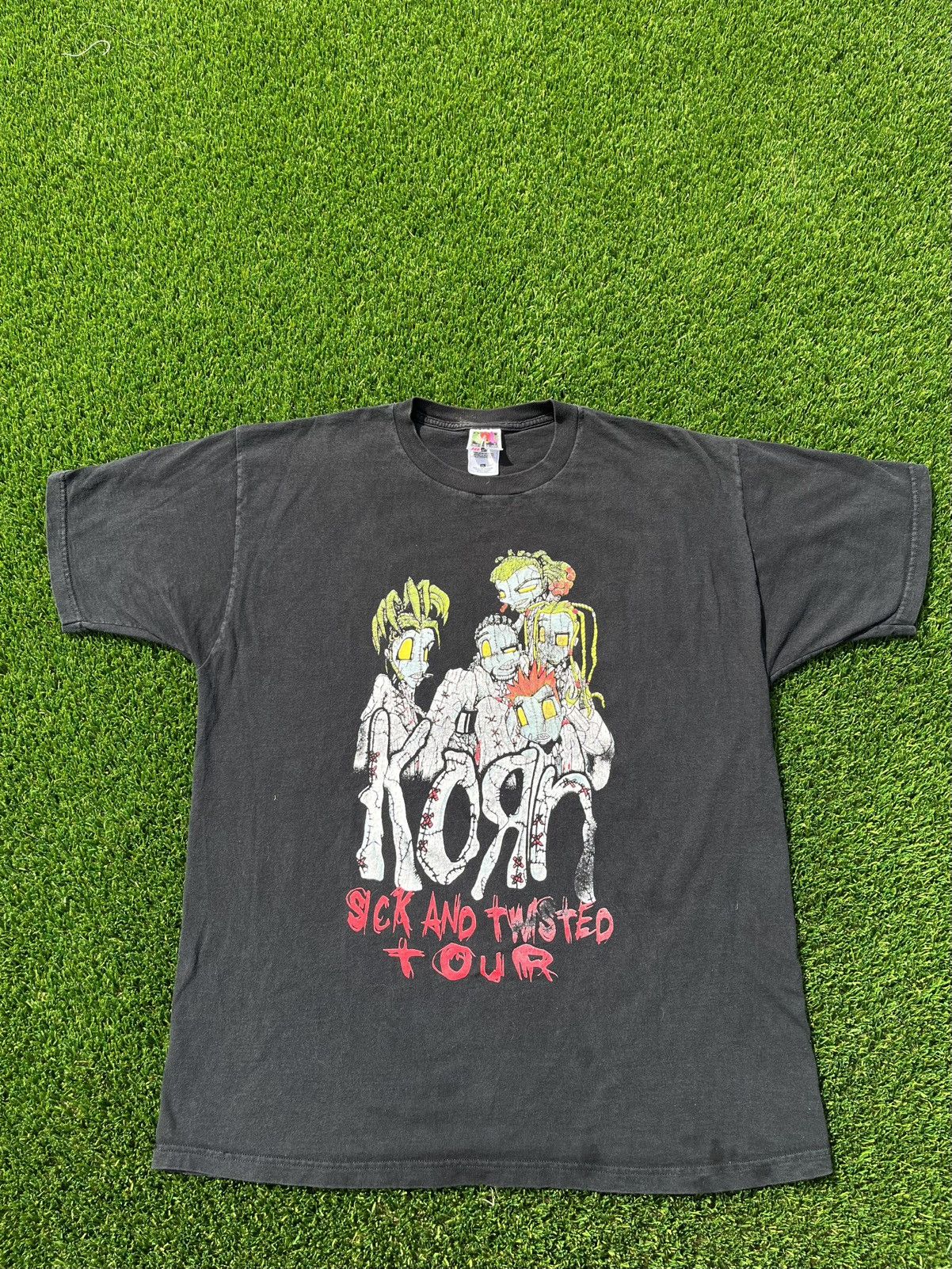 Vintage Korn Sick and twisted t-shirt Size US L / EU 52-54 / 3 - 1 Thumbnail
