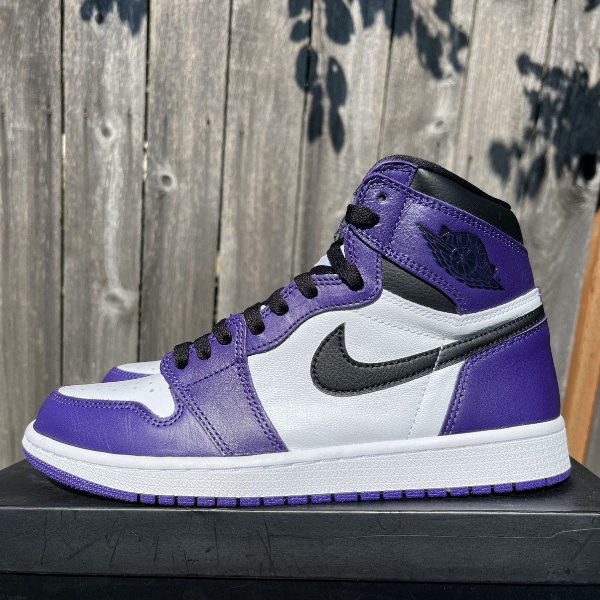 Nike Nike air jordan 1 court purple size 9 men Size US 9 / EU 42 - 4 Thumbnail