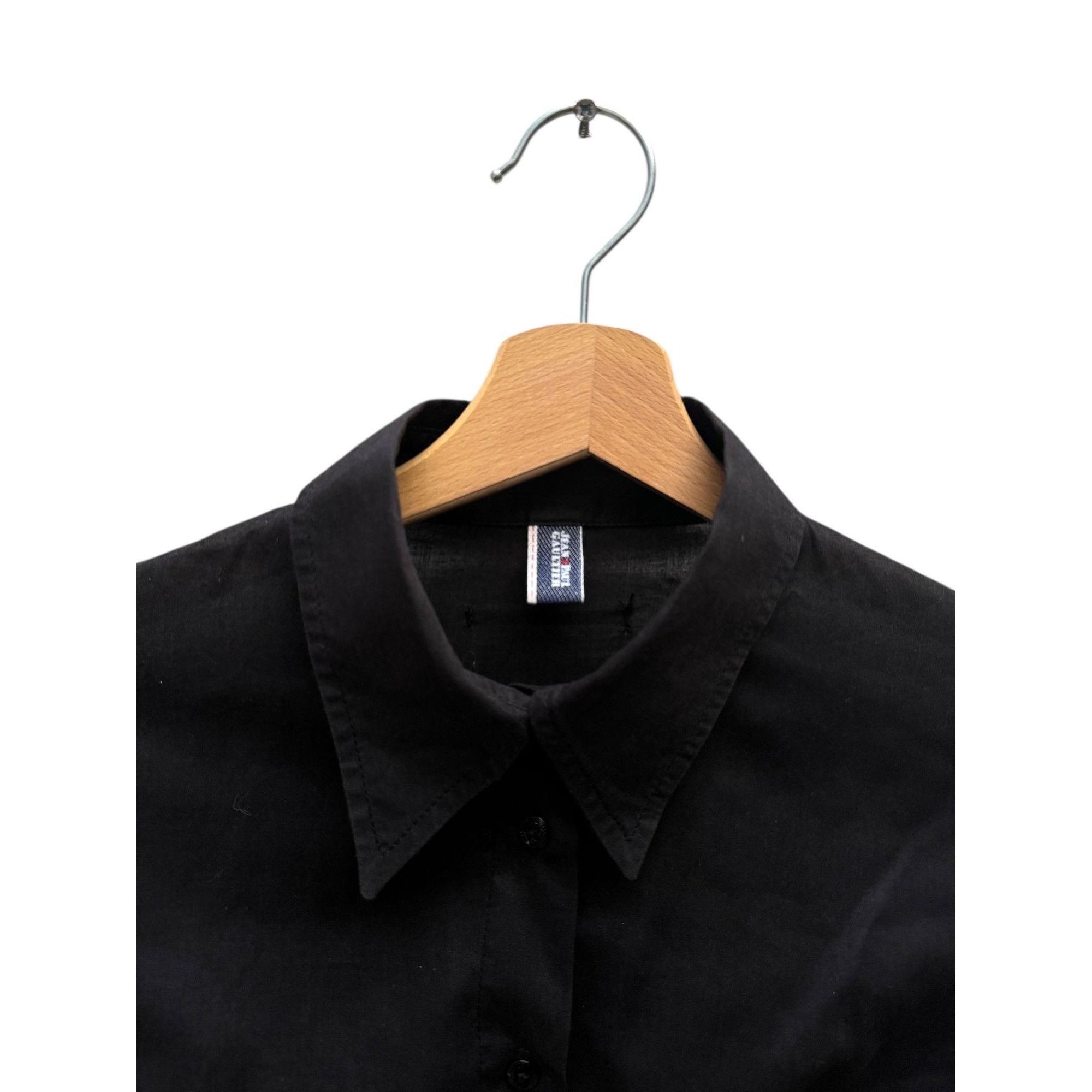 Jean Paul Gaultier Black Coated Corset Shirt Size M / US 6-8 / IT 42-44 - 4 Thumbnail
