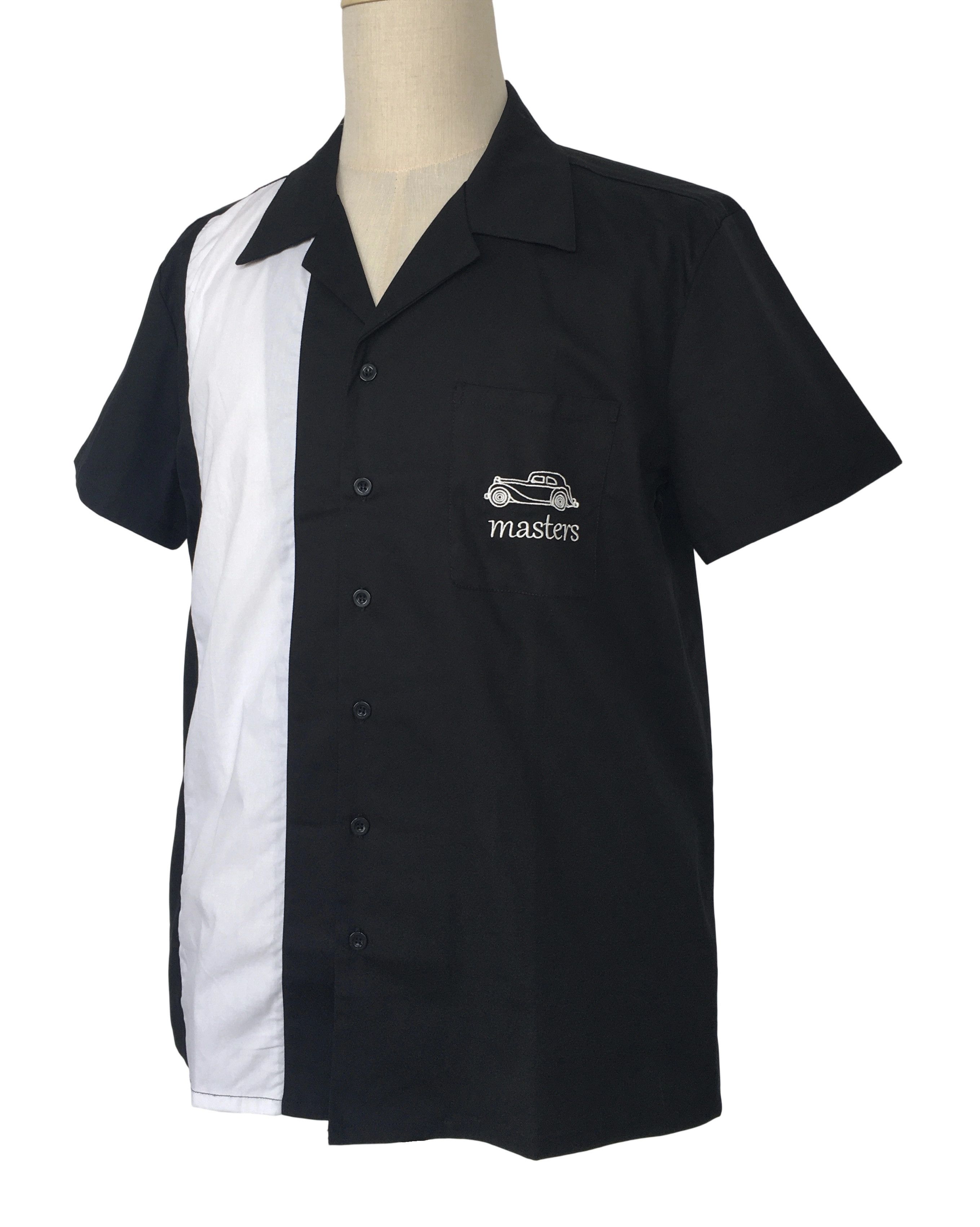 Other Black Embroidery Retro Shirts Short Sleeves-masters Size US XL / EU 56 / 4 - 2 Thumbnail