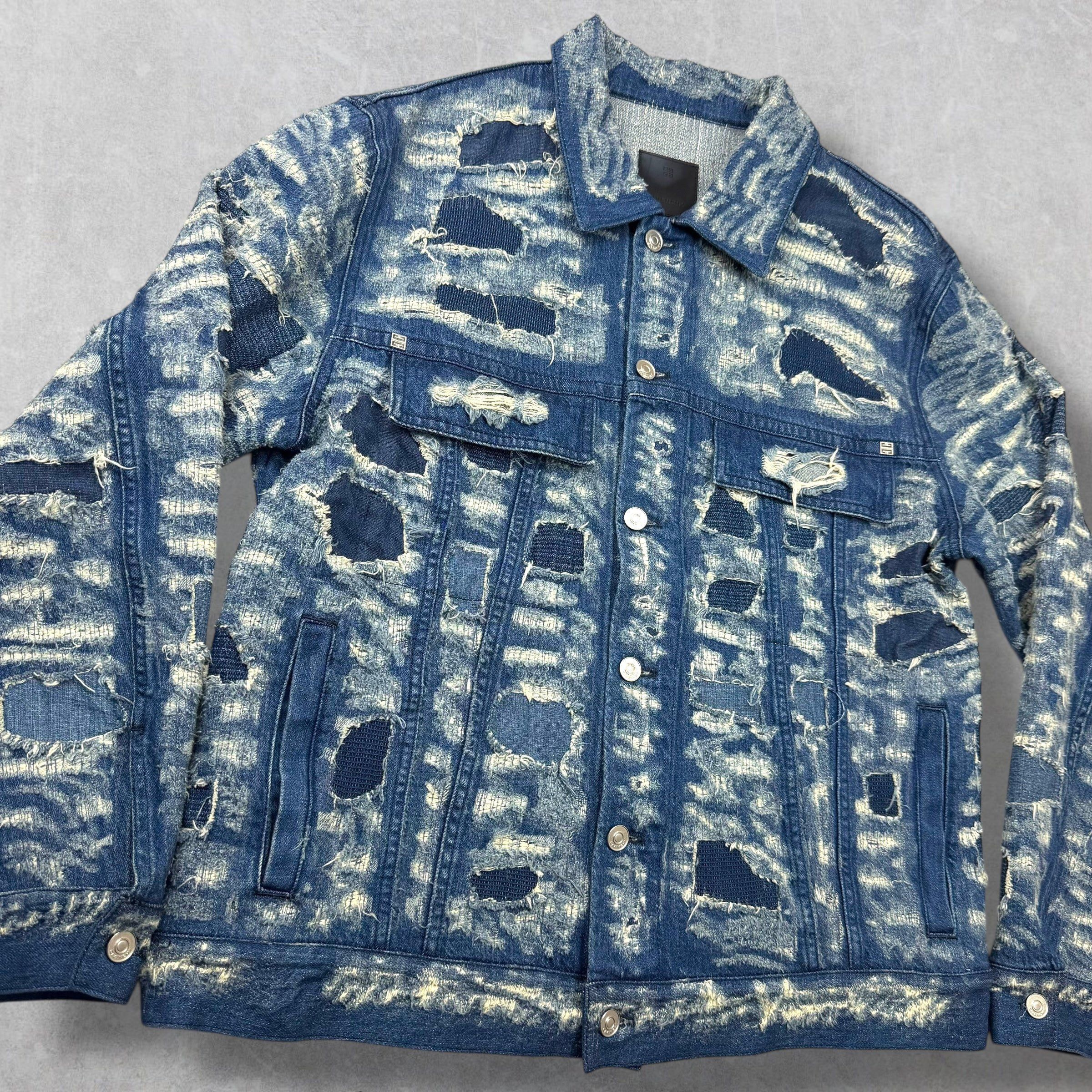 Givenchy Givenchy Blue Classic 4G Rivet Denim Jacket XXL Size US XXL / EU 58 / 5 - 5 Thumbnail