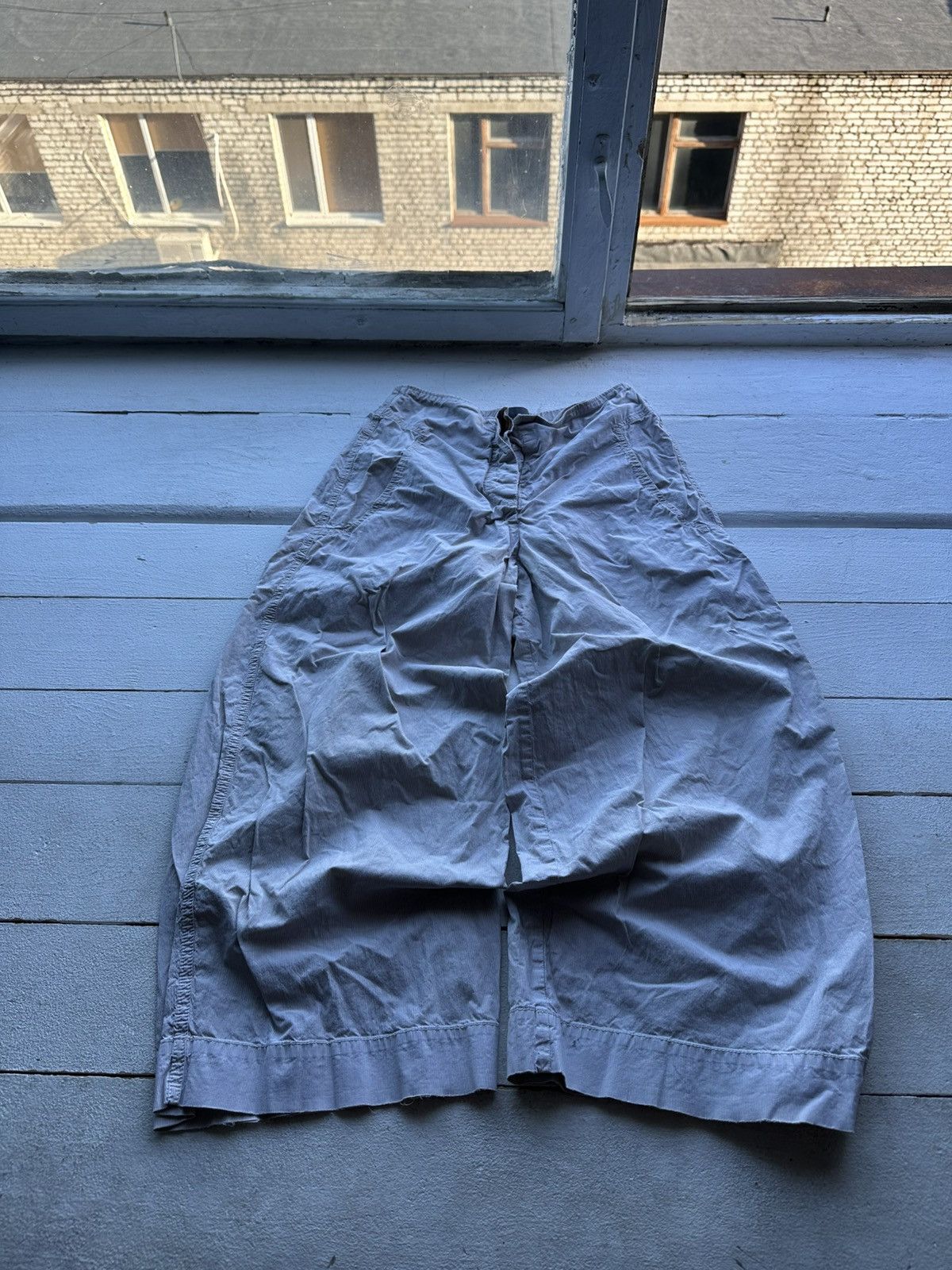 🚨OSKA ULTRA BAGGY WOMEN PANTS RARE BEIGE STRIPED