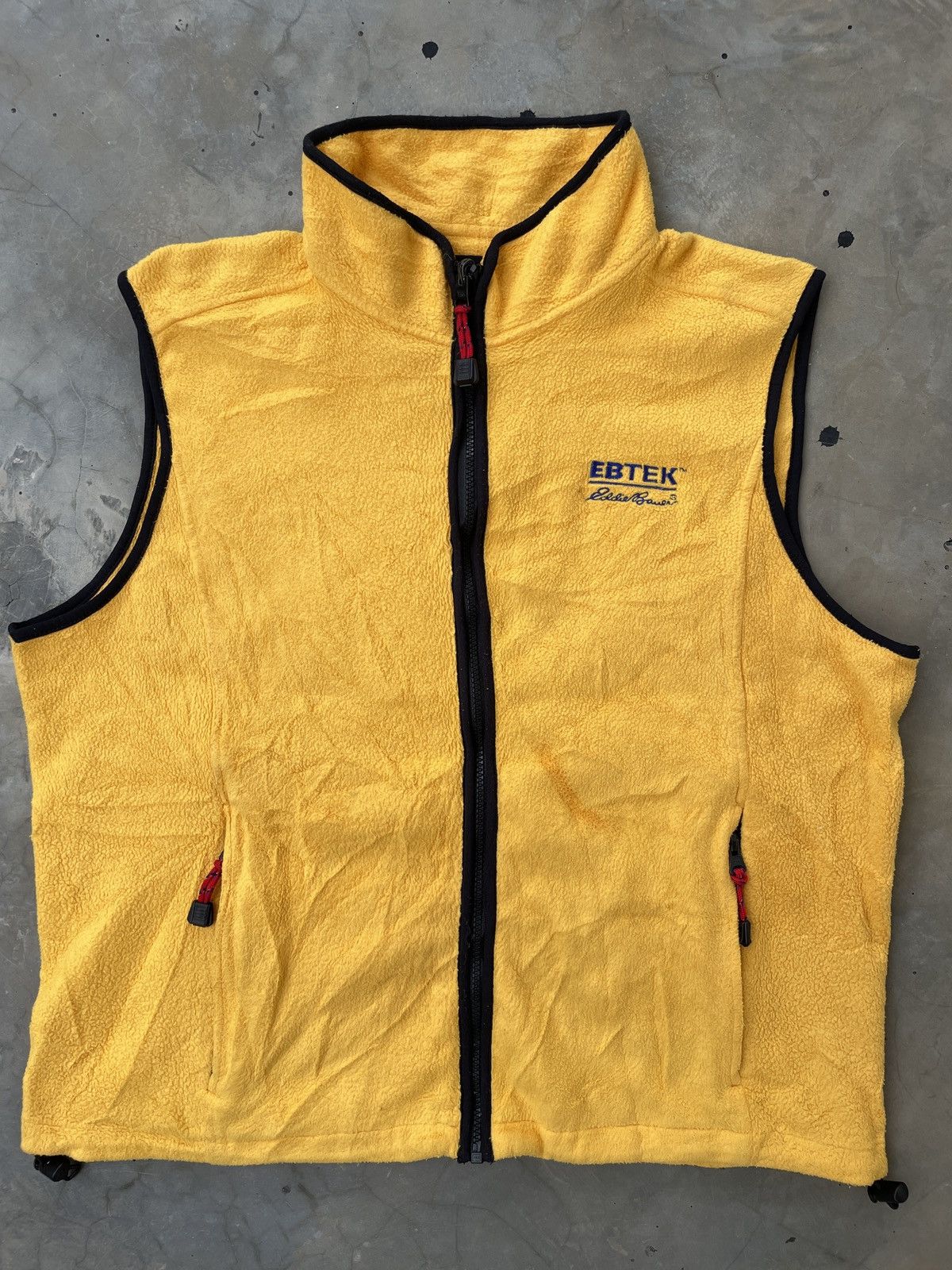 Eddie Bauer Vintage 90s Eddie Bauer "EBTEK" Fleece Vest Outddor POLARTEC Size US M / EU 48-50 / 2 - 2 Thumbnail