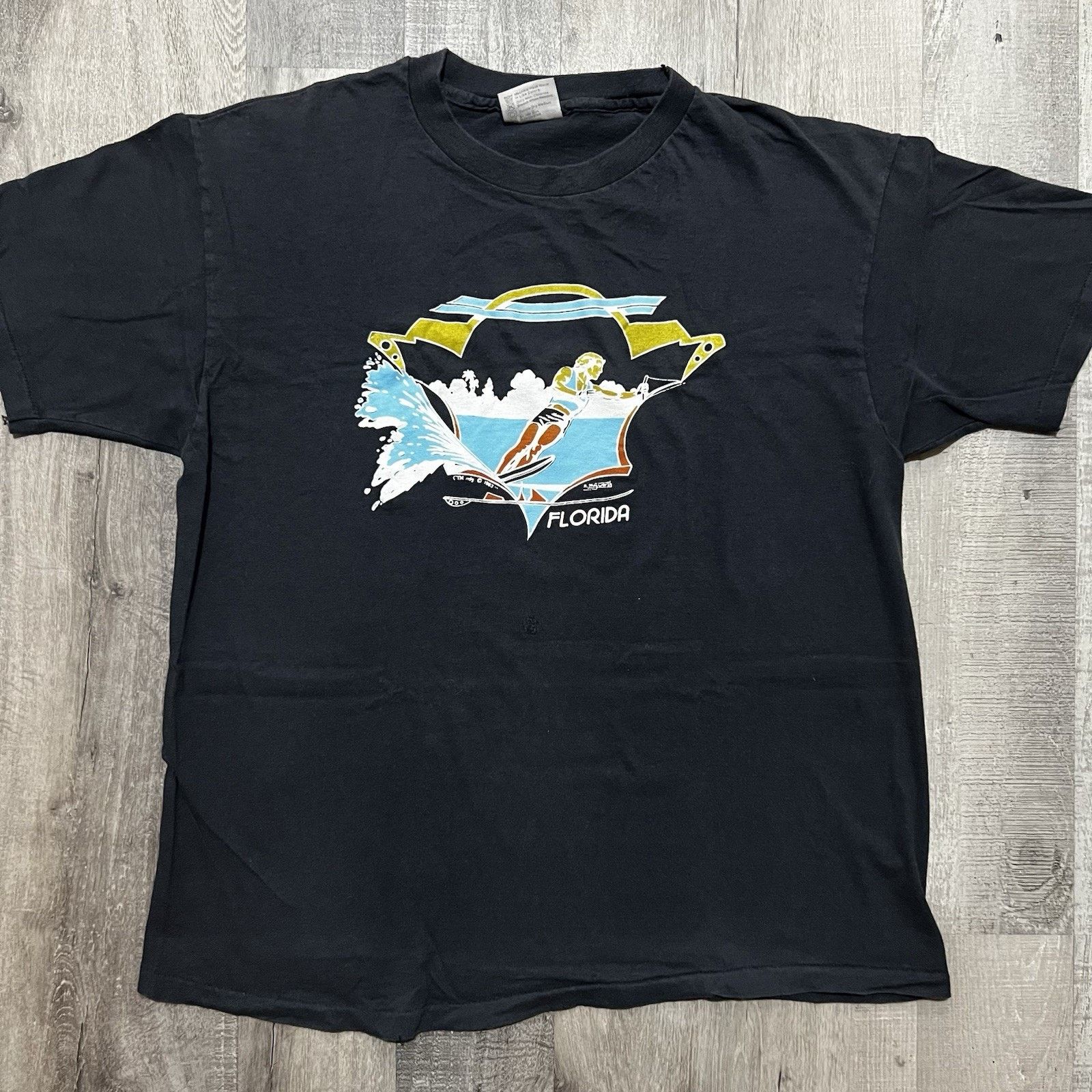 90s MUDDY WATERS ヴィンテージ Tシャツ ブラック-black 90s MUDDY