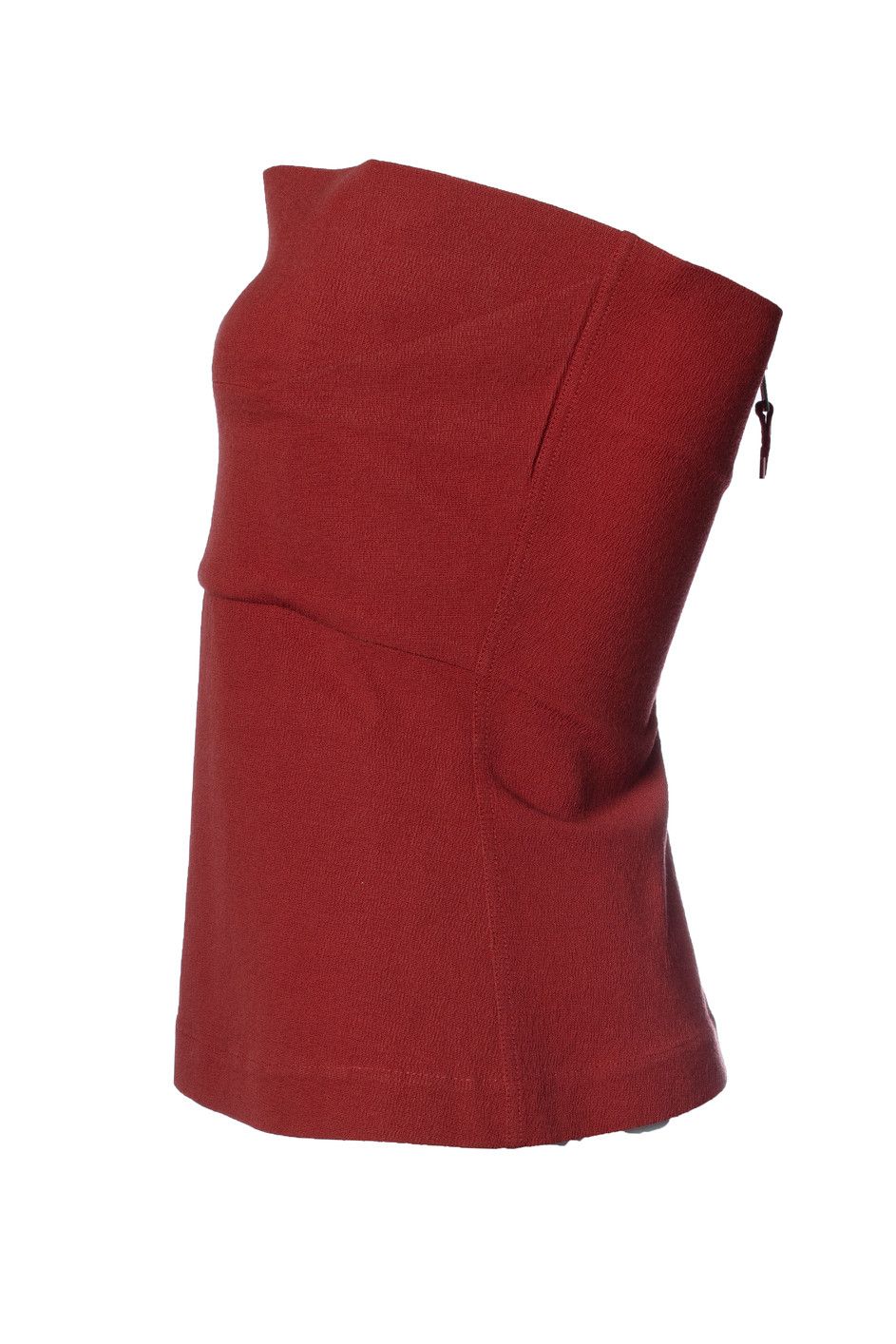 Rick Owens Rick Owens, Strapless Larry FW19 corset top in red Size L / US 10 / IT 46 - 2 Thumbnail