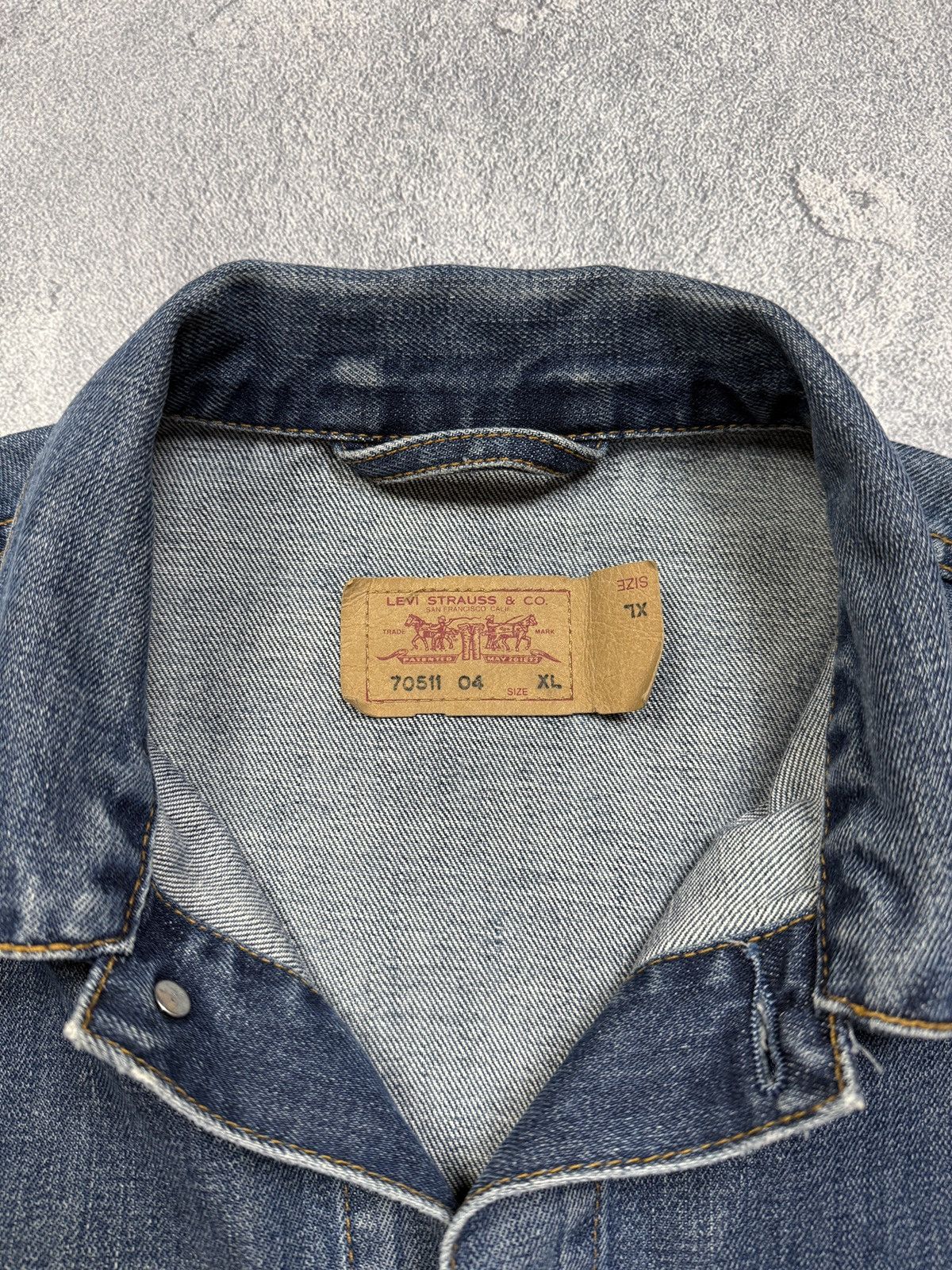 Levi's 90s Vintage Denim Retro Track Double Pocket Jacket Size US XL / EU 56 / 4 - 9 Thumbnail