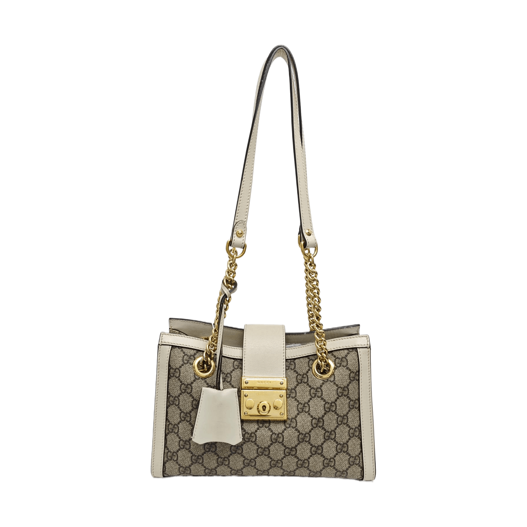Gucci Gucci Padlock Monogram Shoulder Bag Size ONE SIZE - 1 Thumbnail