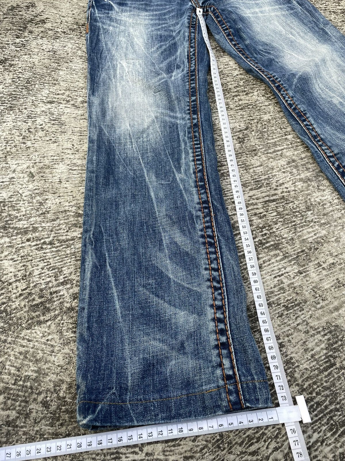 Japanese Brand Jambange faded jeans Size 26" / US 2 / IT 38 - 16 Thumbnail