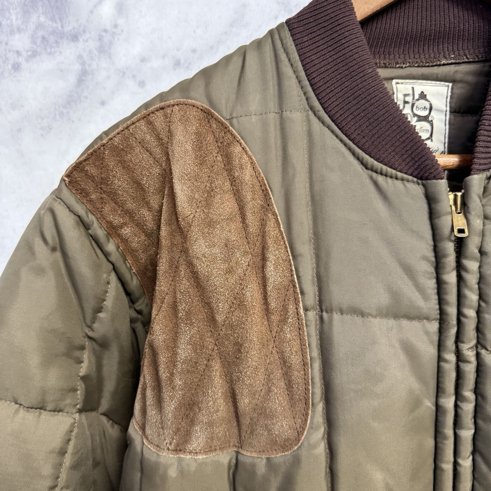 Vintage Vintage Bob Allen Shooting Jacket Mens L Brown Quilted Insul Size US L / EU 52-54 / 3 - 4 Thumbnail