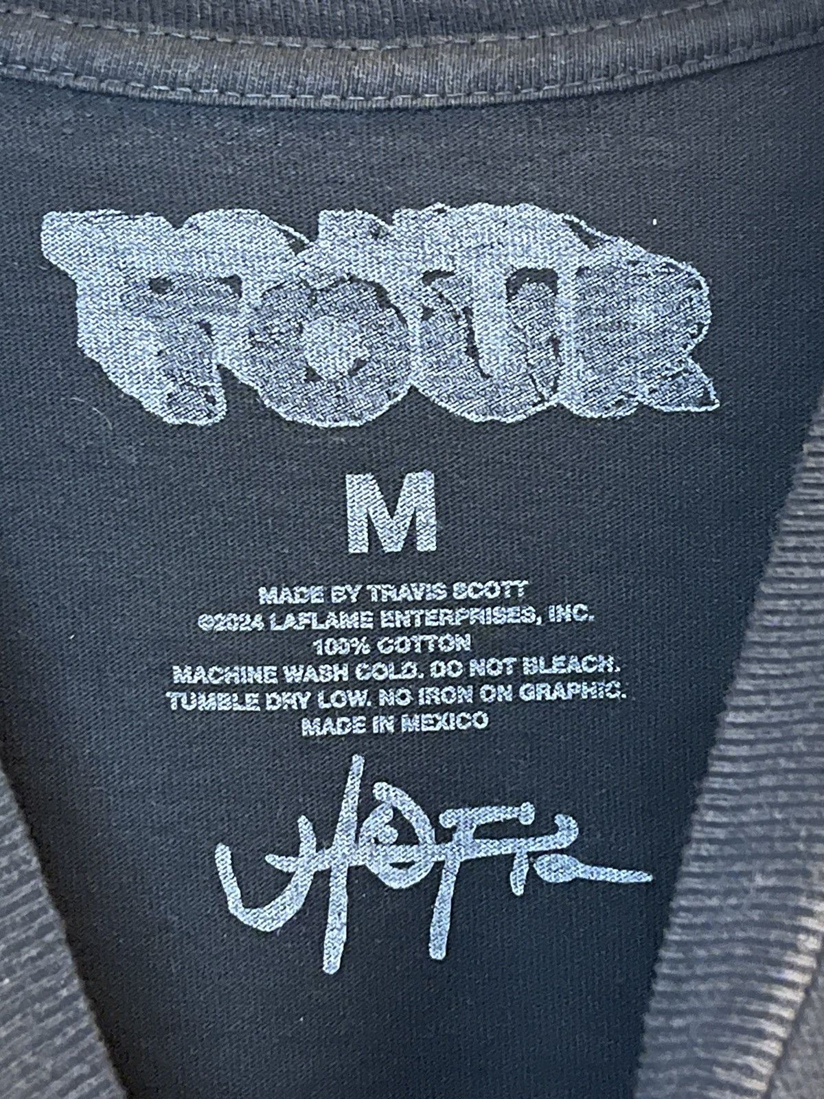 Travis Scott Utopia Tour Cactus Jack Sz M London UK Europe