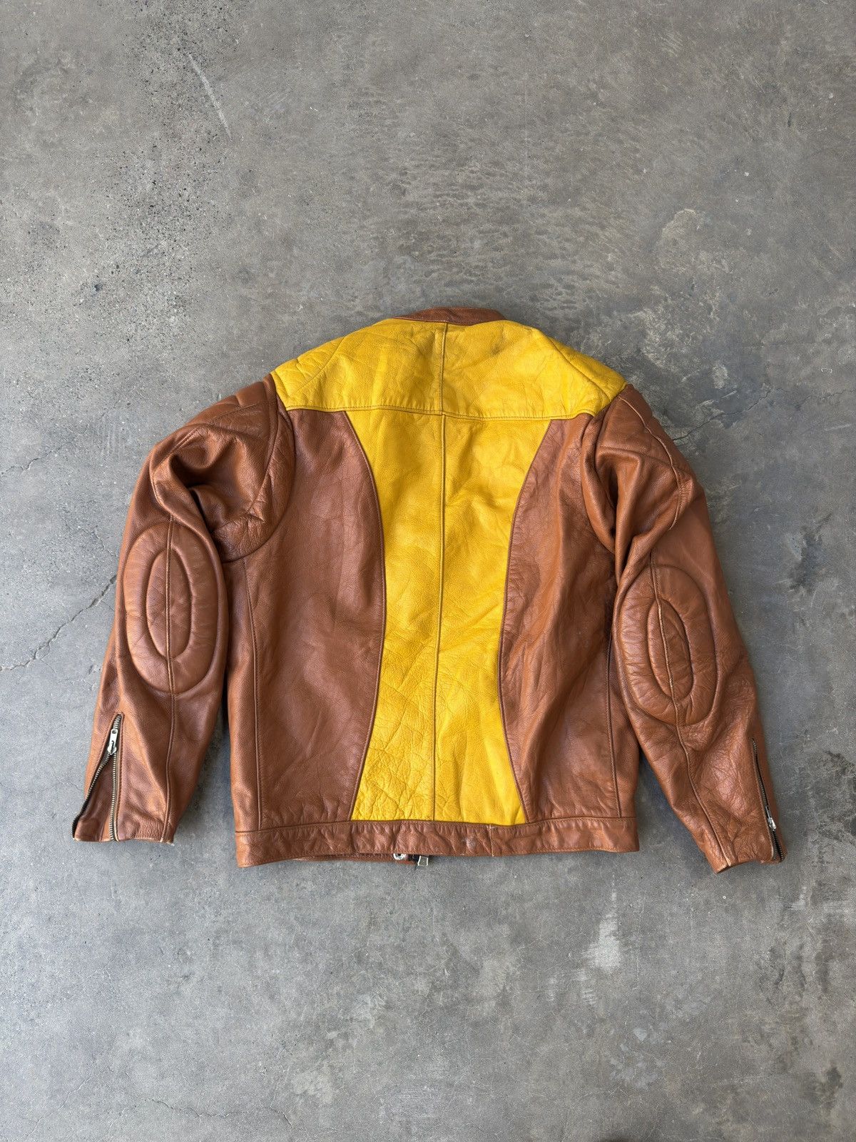 Aero Leathers Vintage 60s-70s aero sport leather jacket blanket lined Size US L / EU 52-54 / 3 - 7 Thumbnail
